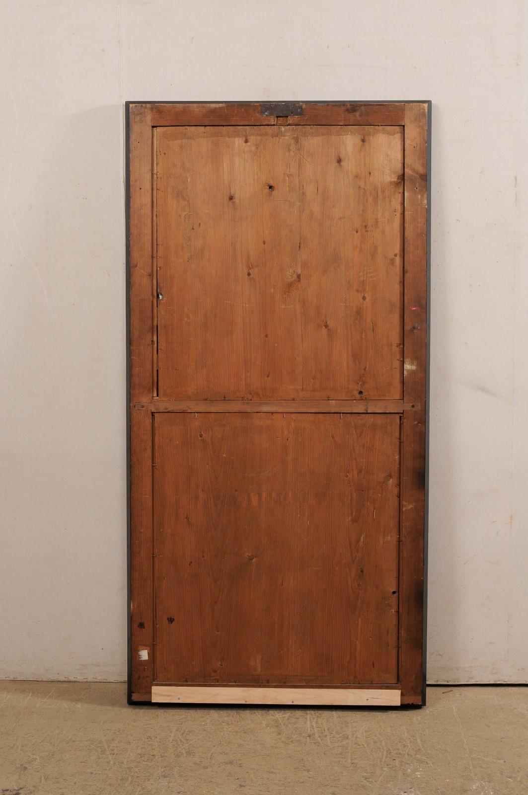 French Elegant Two-Tone 7 Ft. Tall Mirror, 19th Century 7