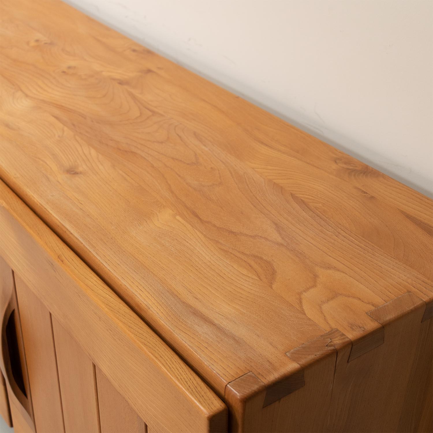 French Elm Credenza by Maison Regain 5