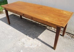 French Elm Farmhouse Kitchen Dining Table