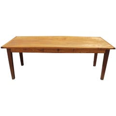 French Elm Farmhouse Kitchen Dining Table