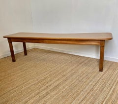 Französischer Bauernhaustisch aus Ulme 2,9 Meter lang