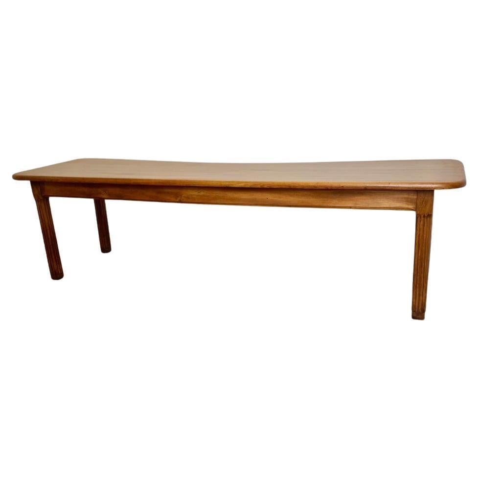 French Elm farmhouse table 2.9 meters long  For Sale