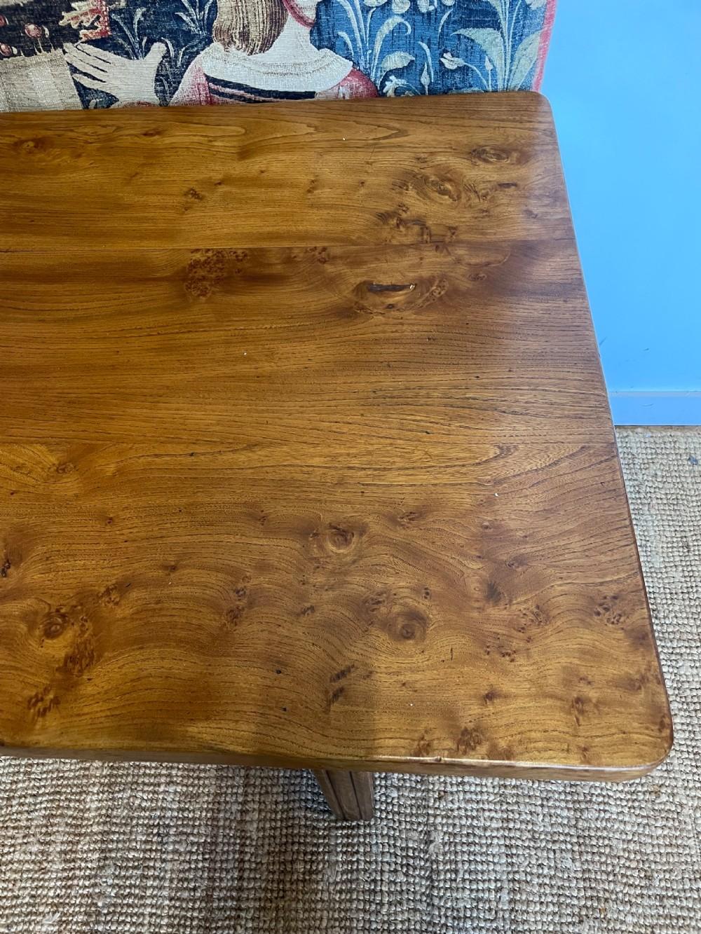 Country French elm farmhouse table 8 seater  For Sale