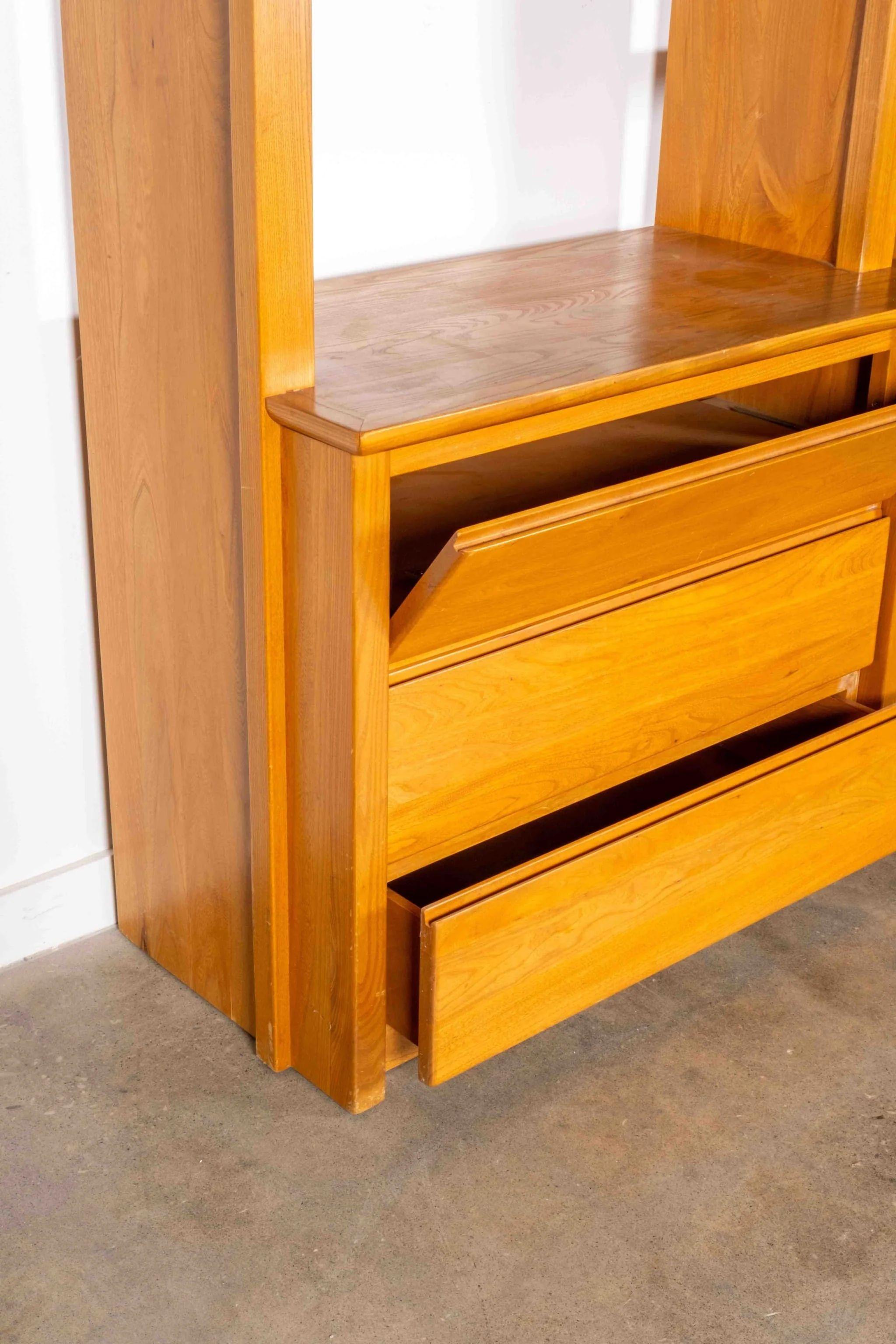 Legno Scaffalatura in olmo francese in vendita