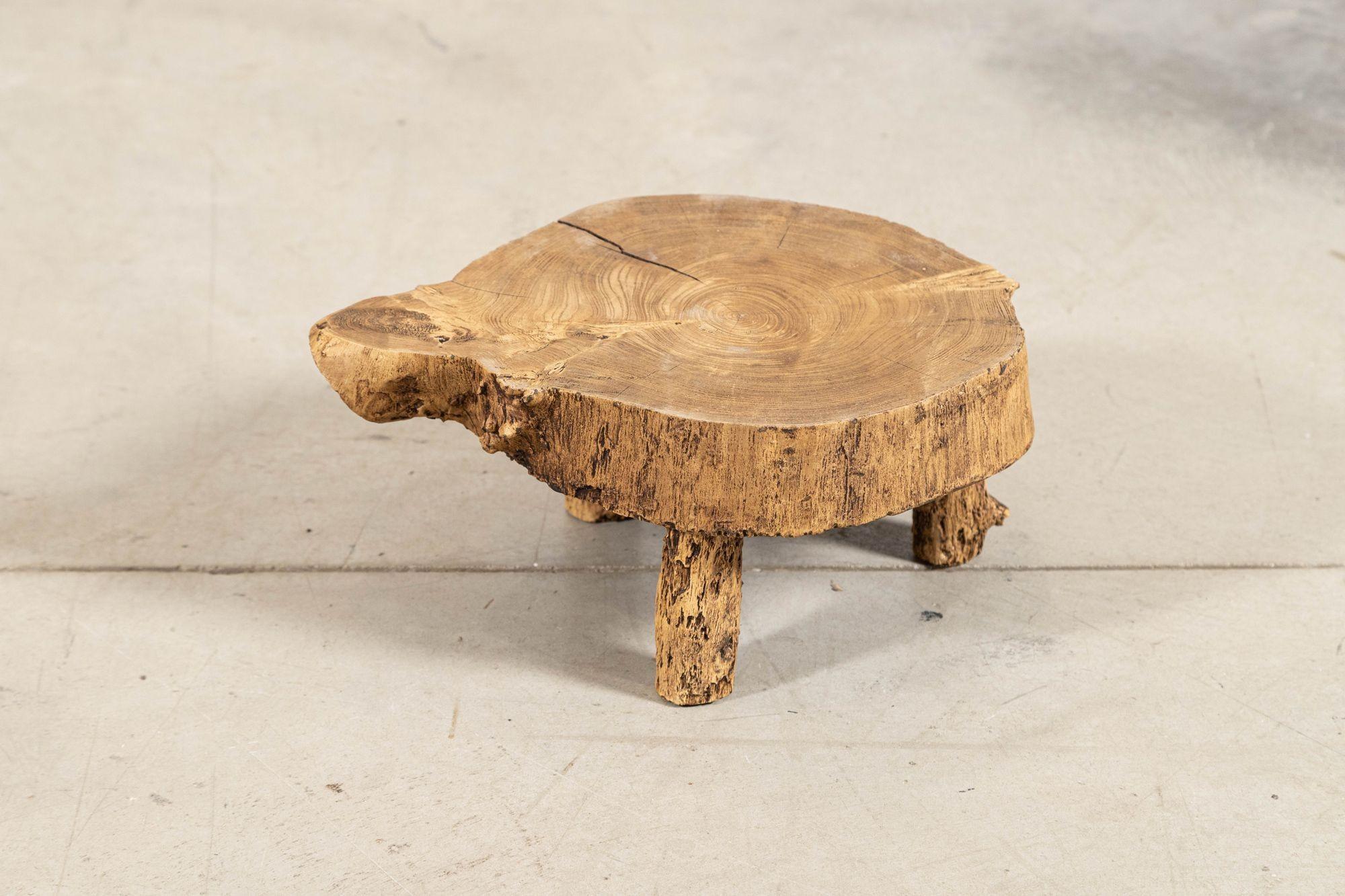 French Elm Side Table For Sale 6