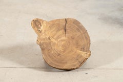 French Elm Side Table