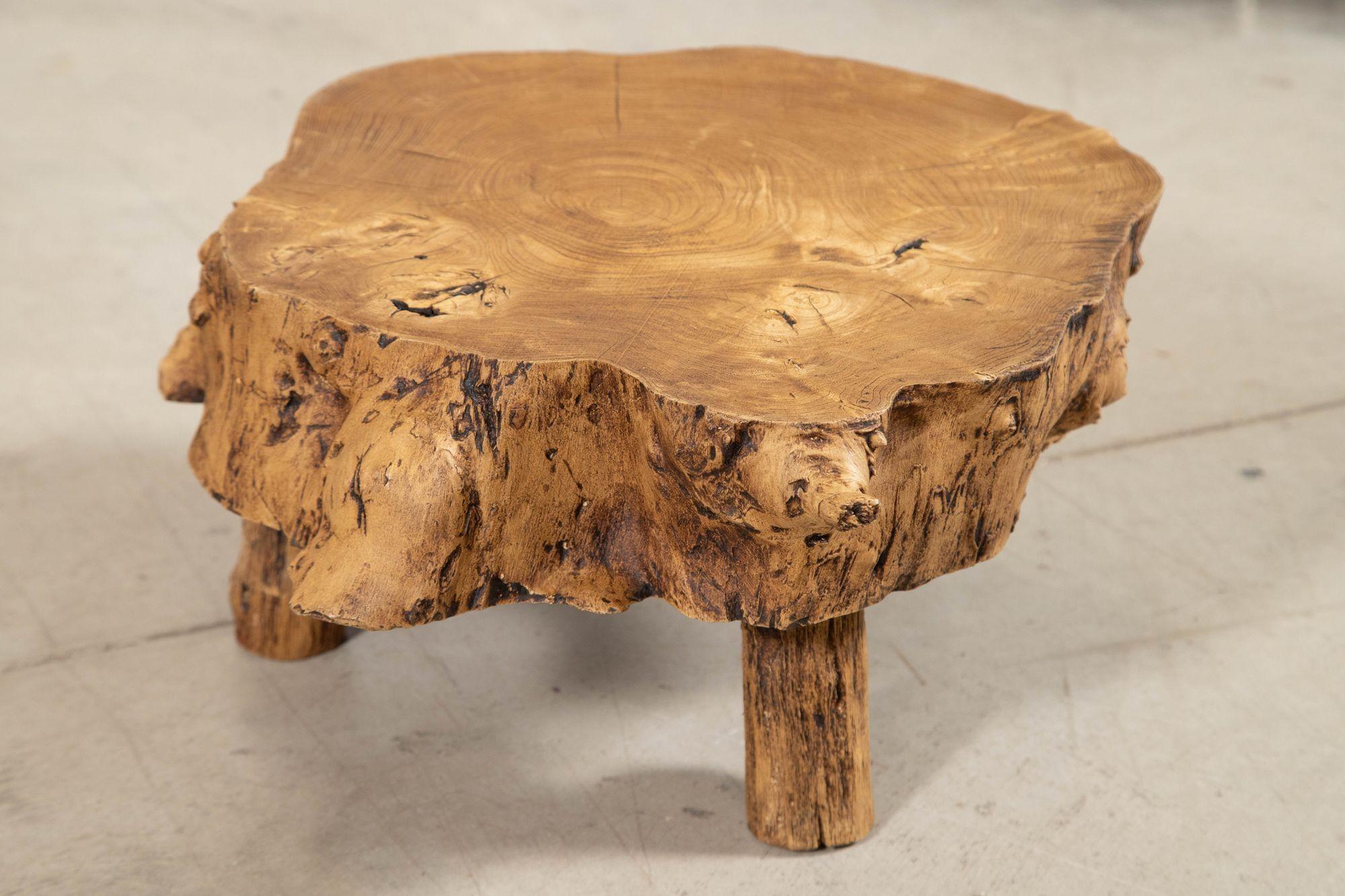 French Elm Side Table In Good Condition For Sale In Staffordshire, GB