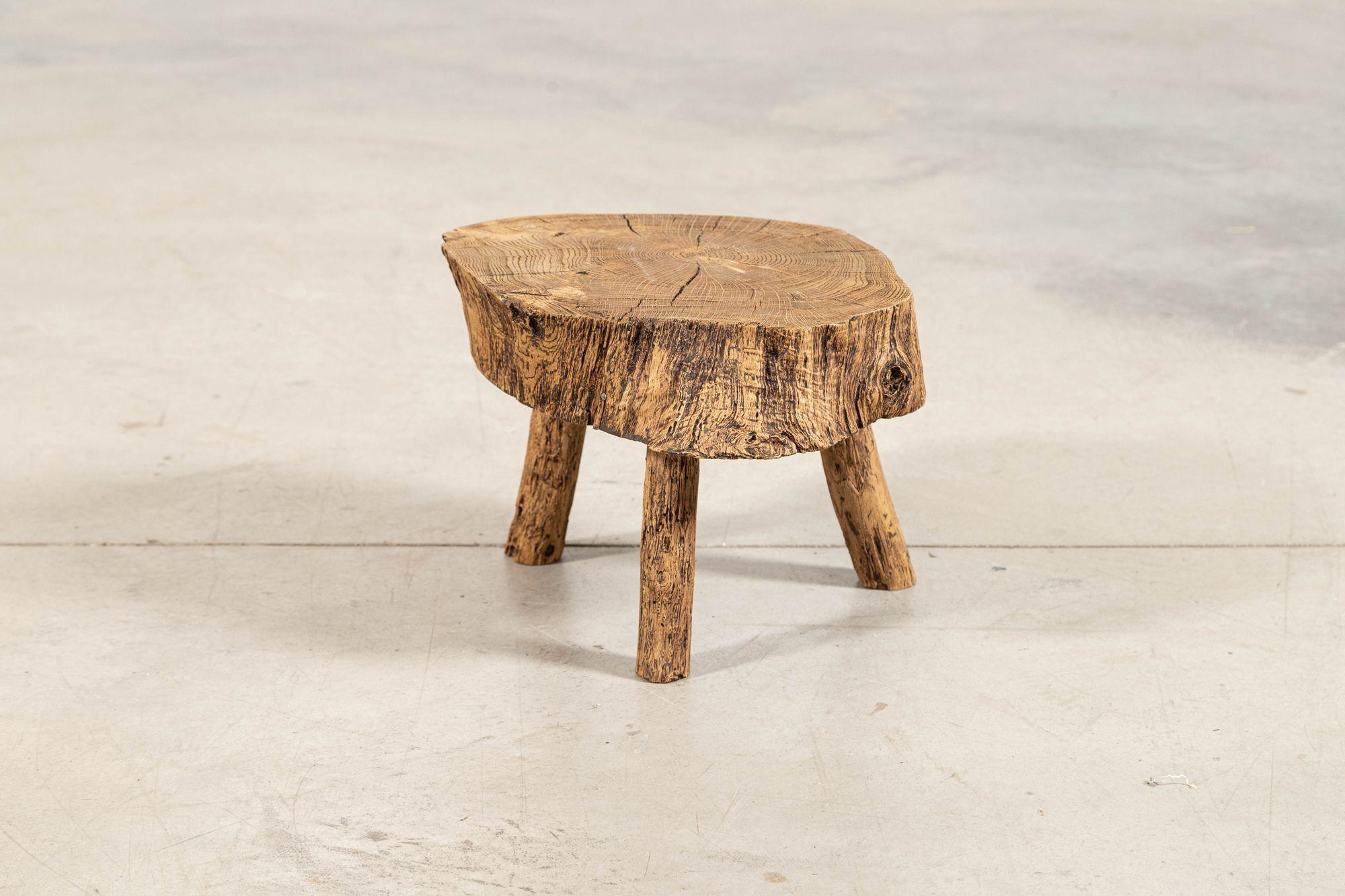 Orme Table d'appoint en orme français en vente