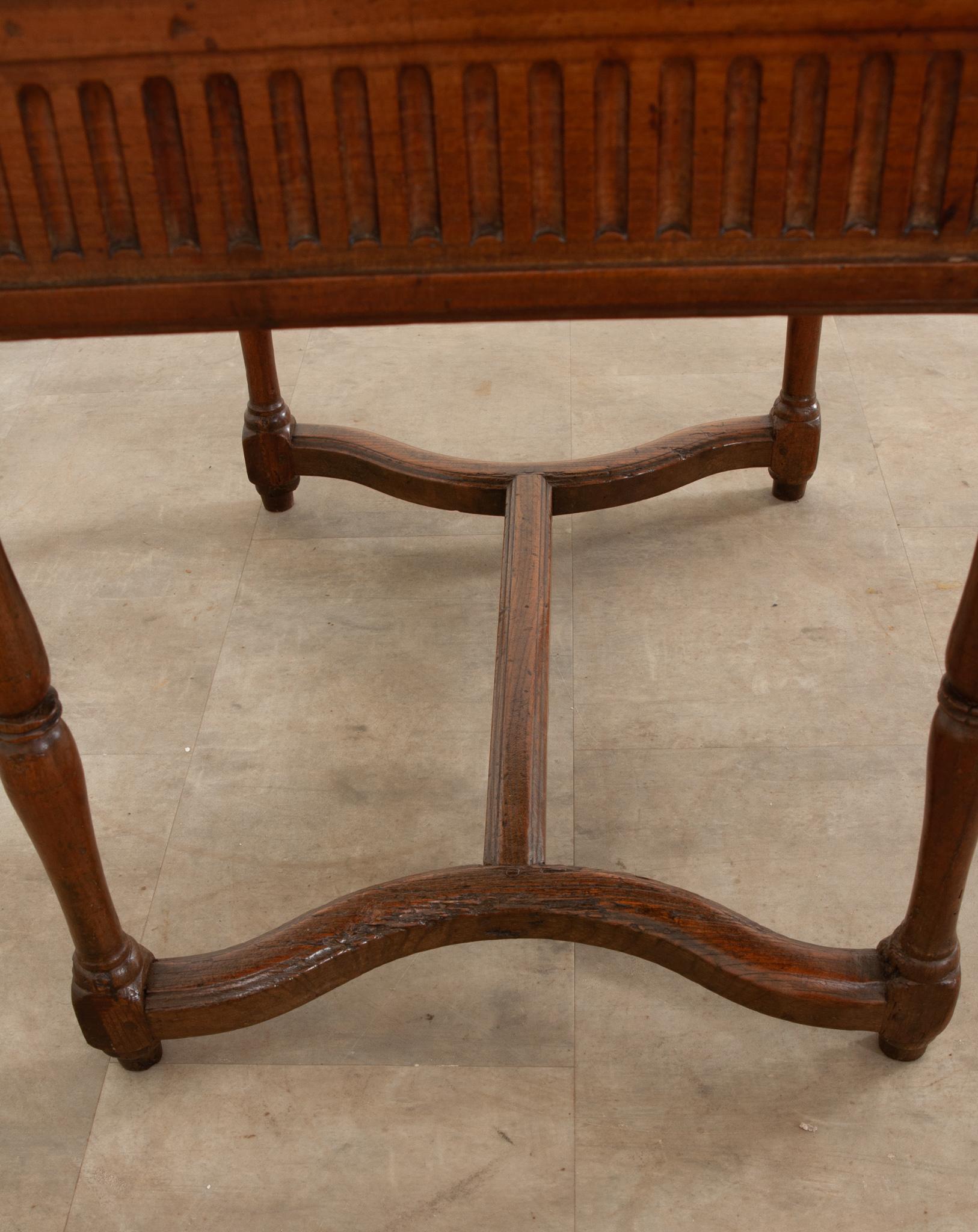 French Elm Side Table From Brittany For Sale 4