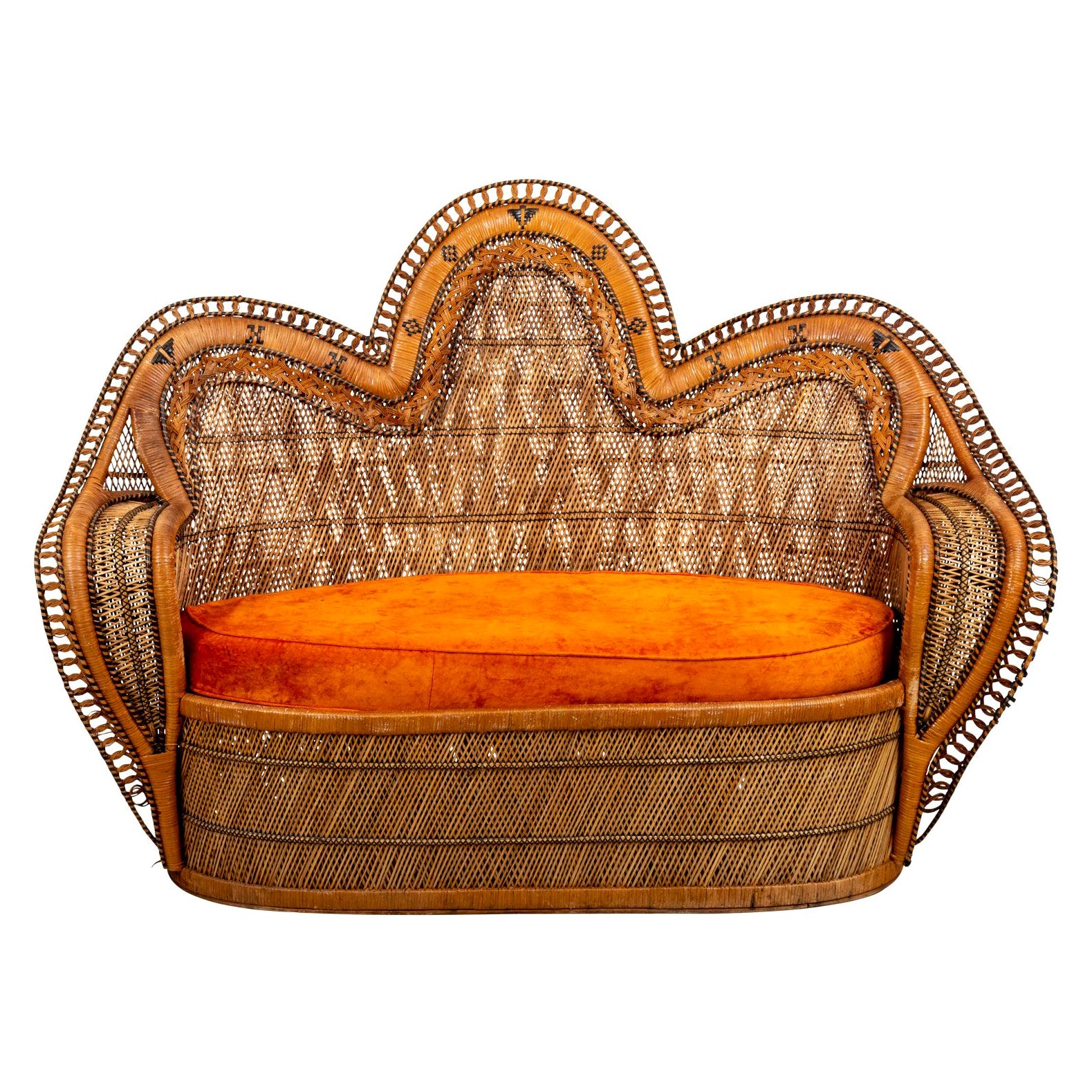 French Emmanuelle Bohemian Sofa For Sale