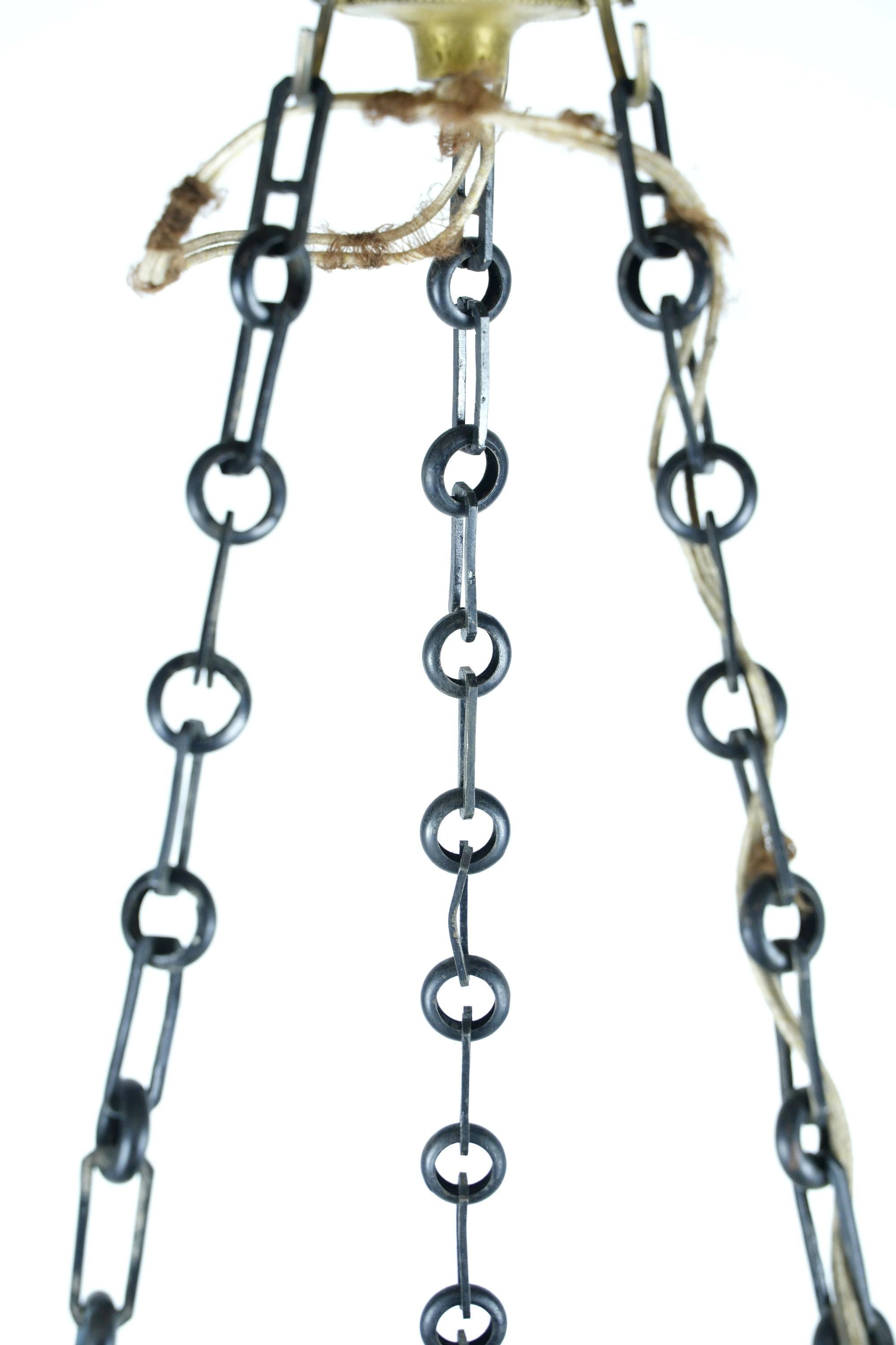 French Empire 6 Arm Lions & Eagles Bronze Chandelier 10