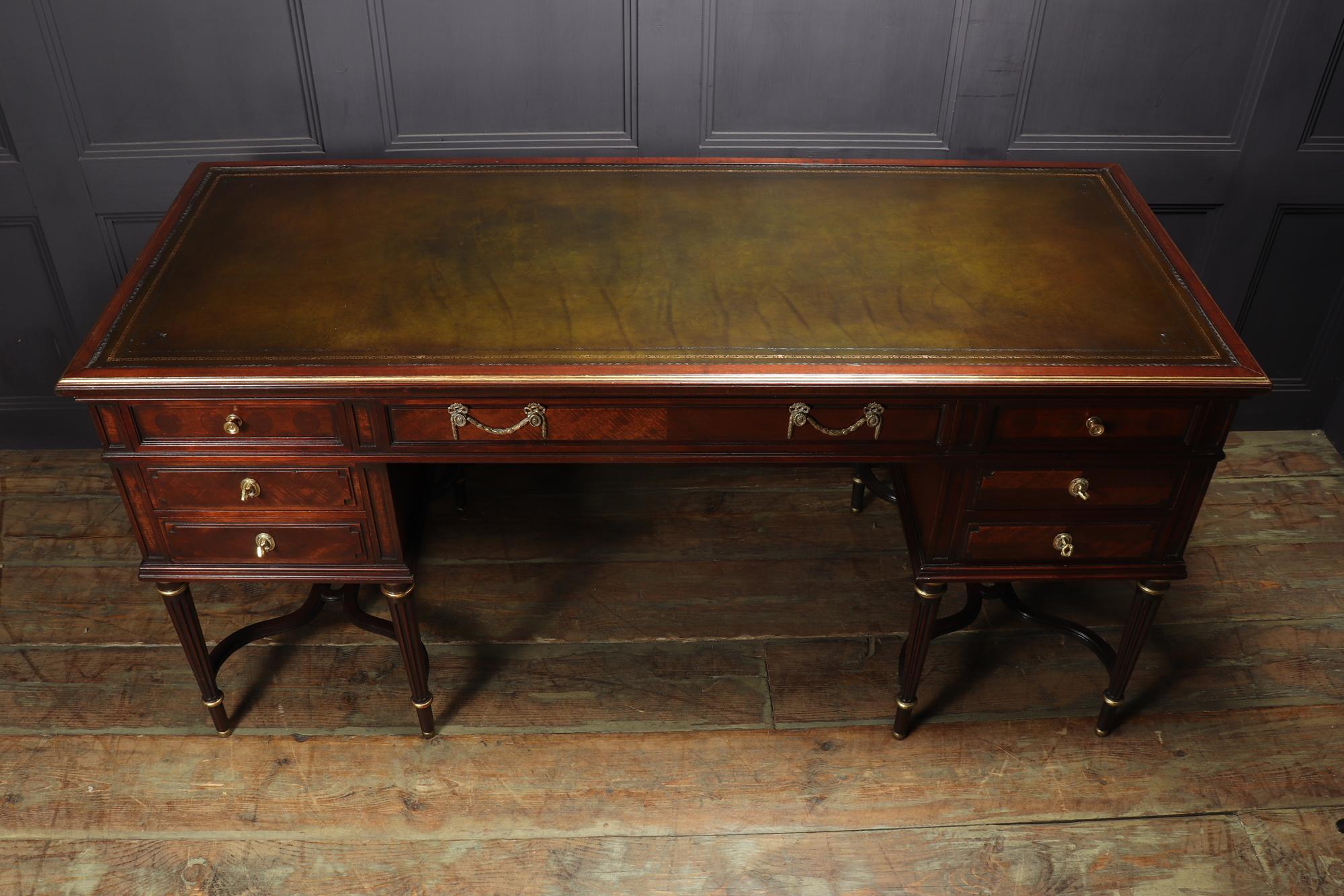 French Empire Antique Desk, c1860 1