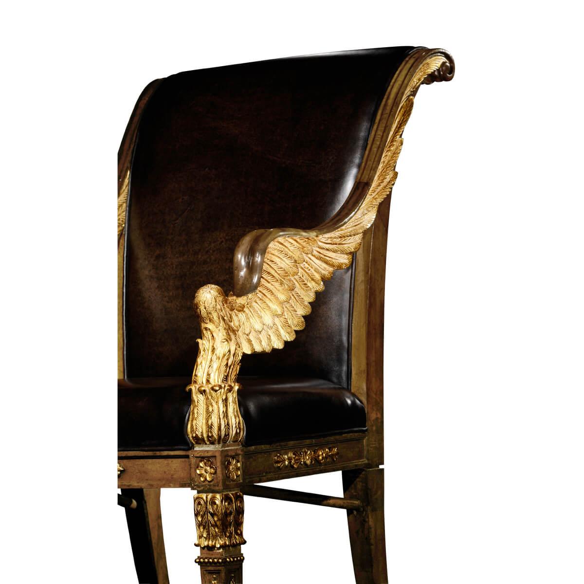 French Empire Armchair In New Condition In Westwood, NJ