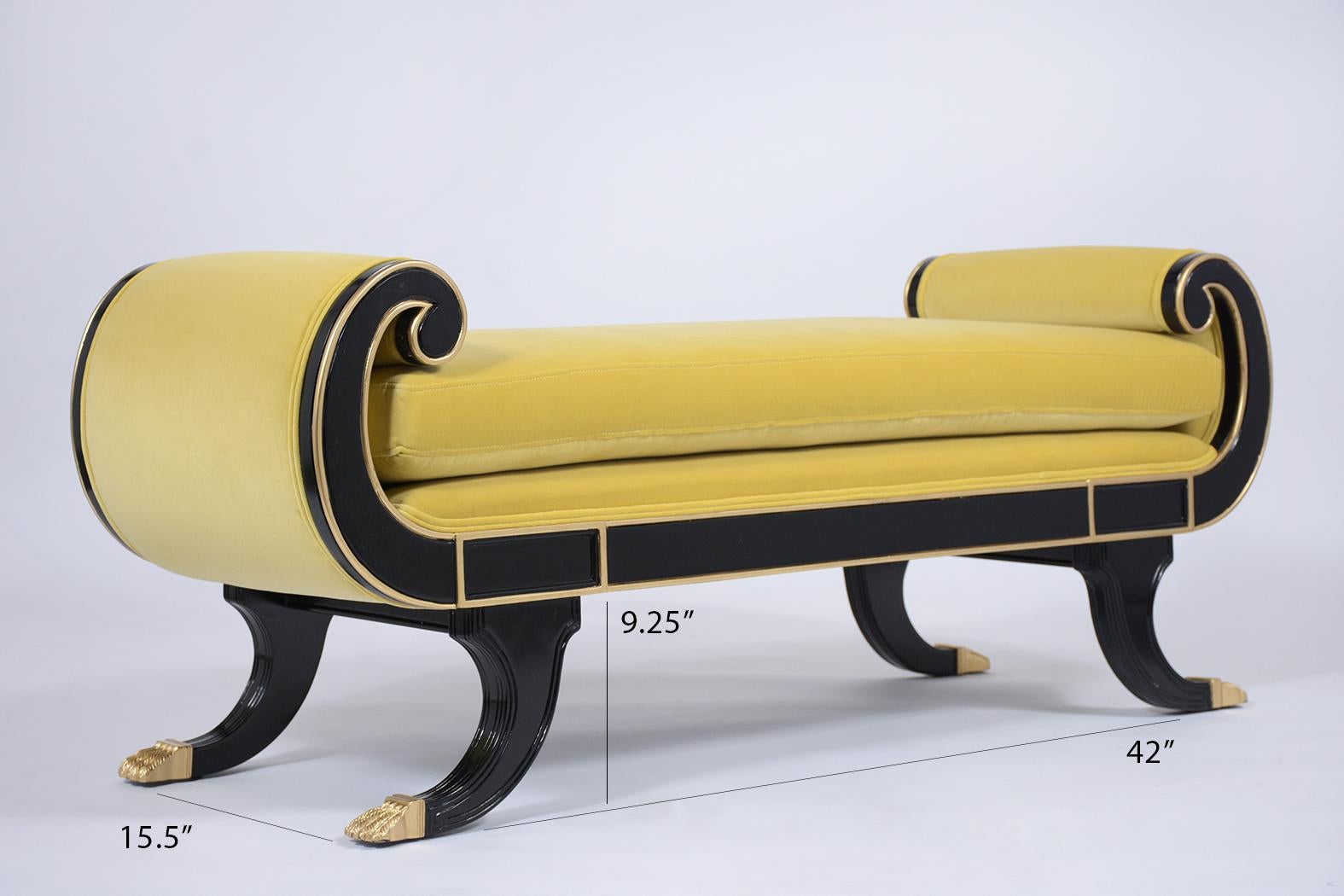Mid-20th Century French Empire Bench