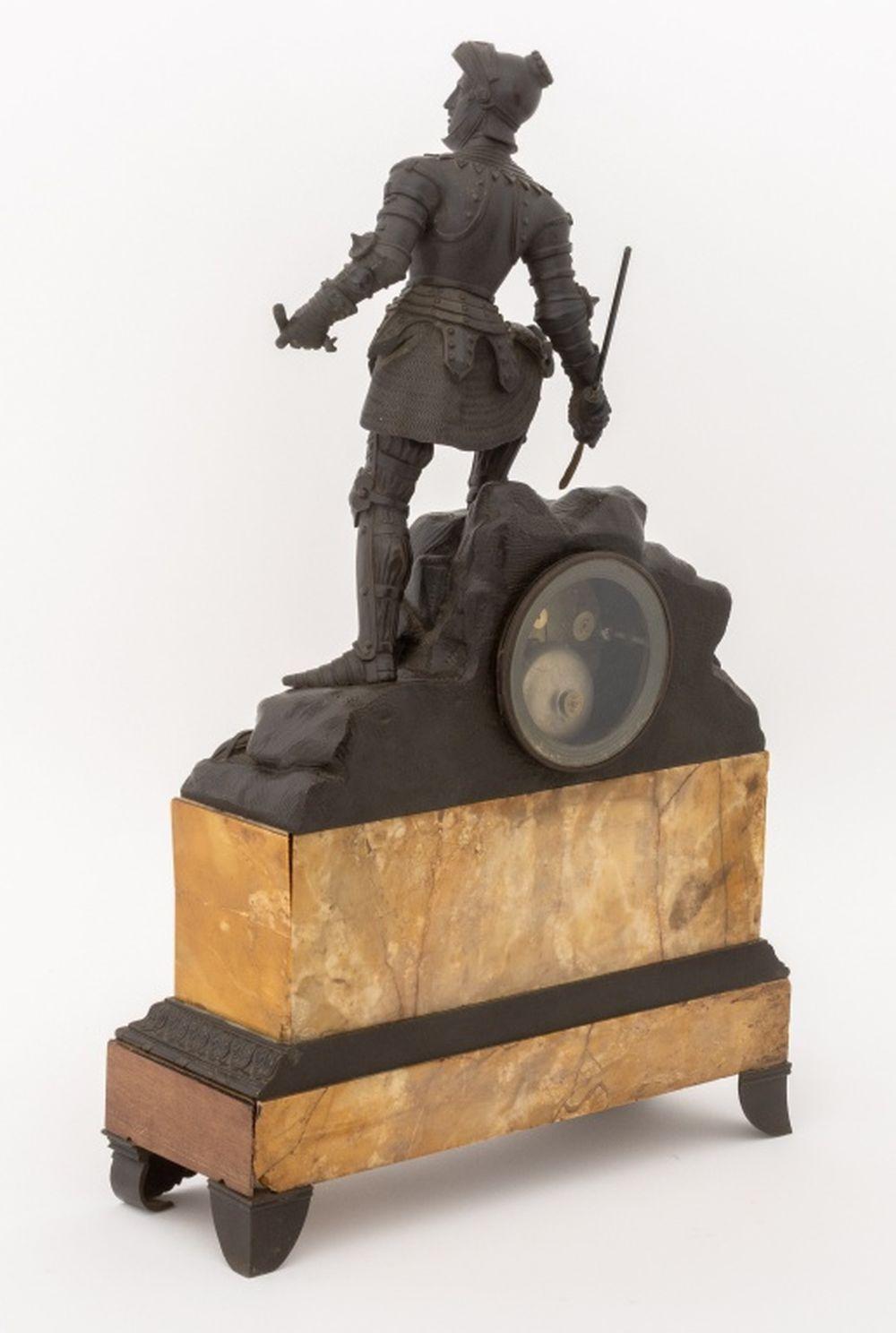French Empire Bronze and Marble 