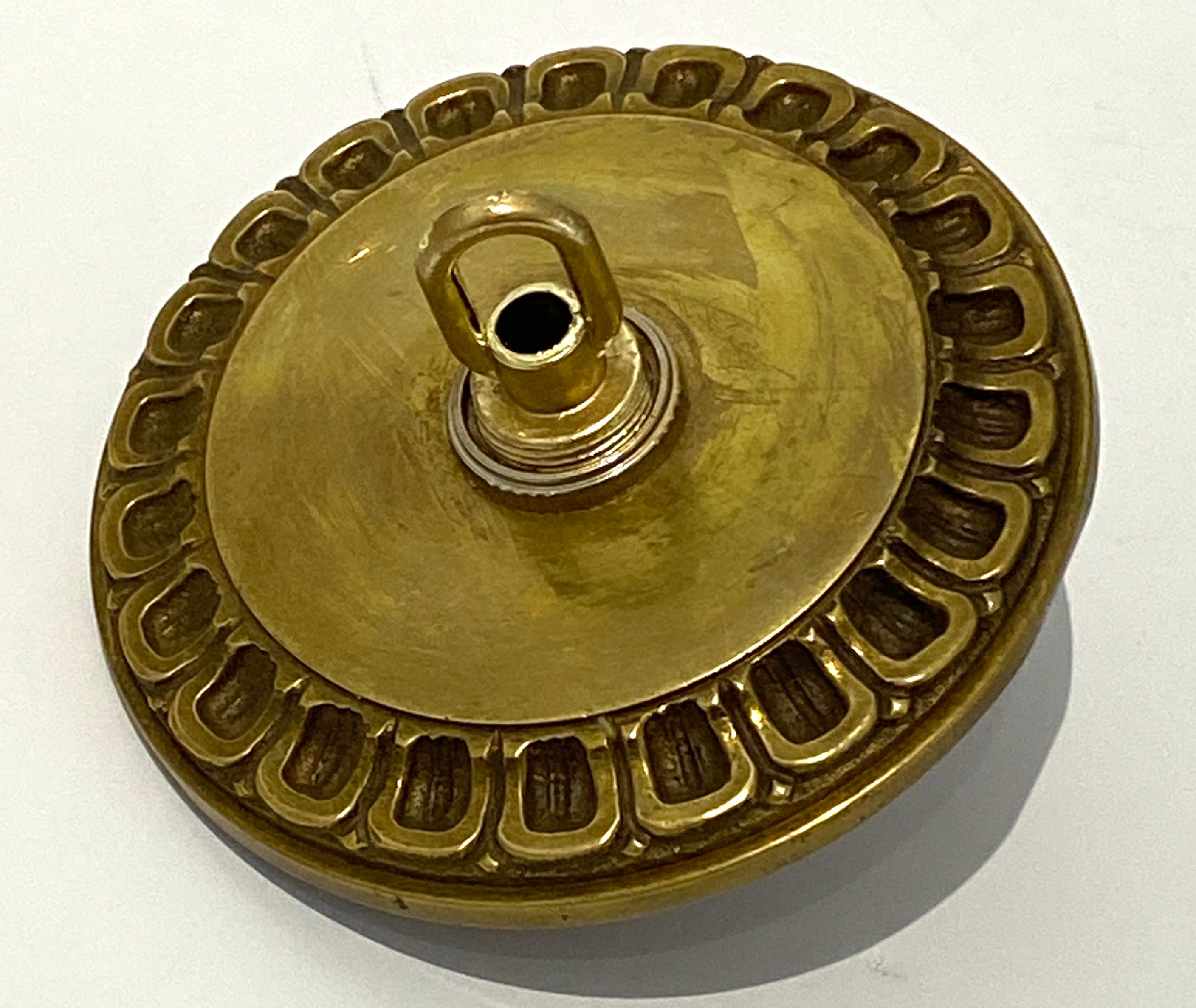 Lampadario francese Impero in bronzo in vendita 2