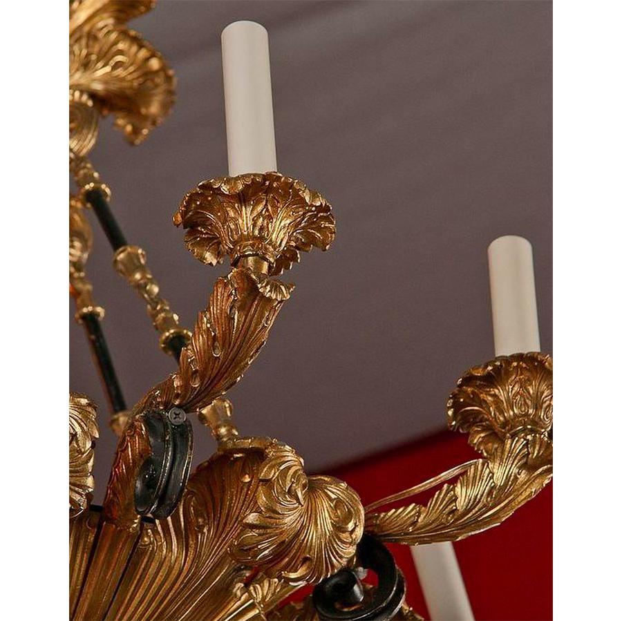 french bronze chandelier
