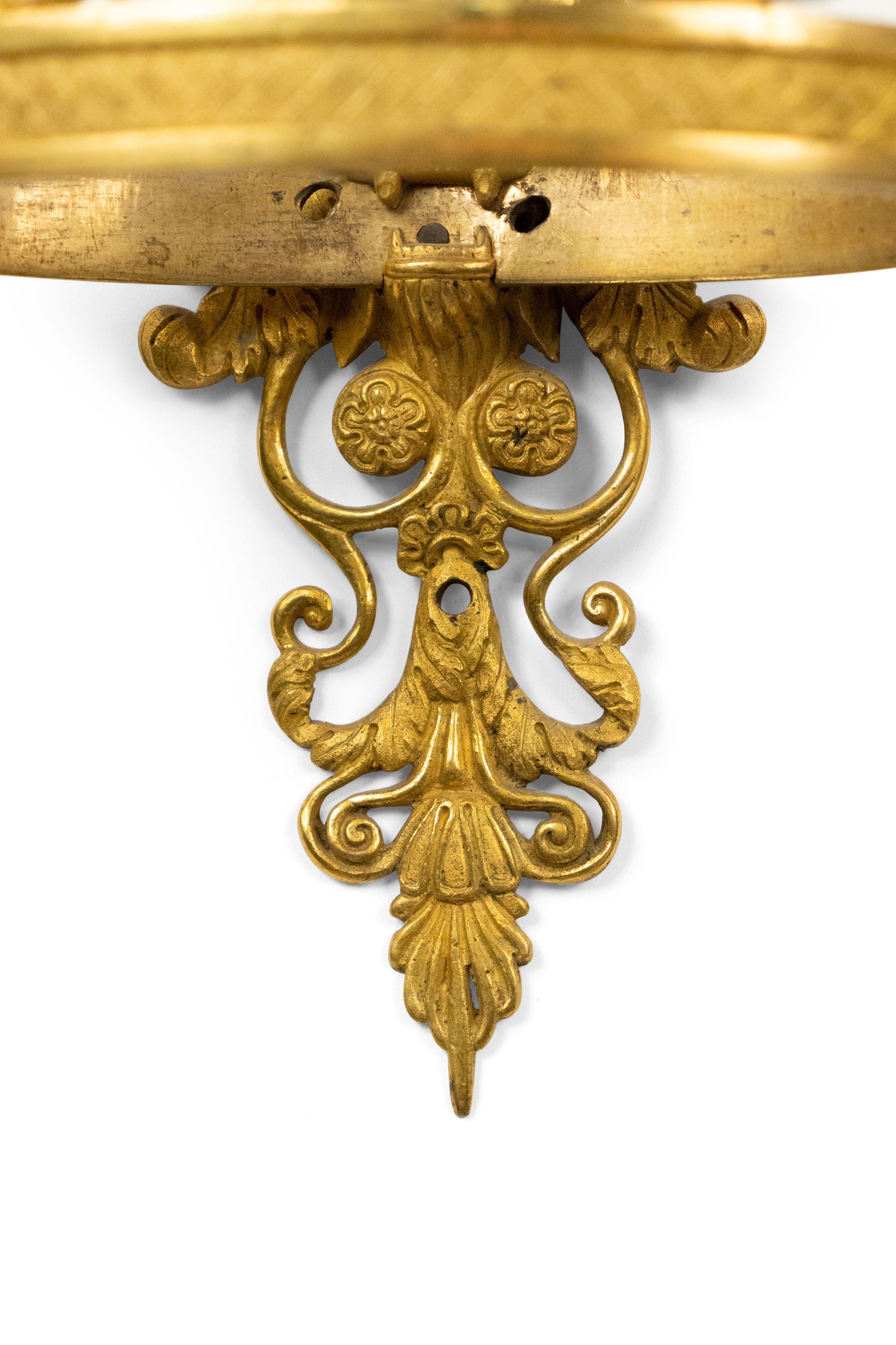 French Empire Bronze Doré Wall Sconce For Sale 3