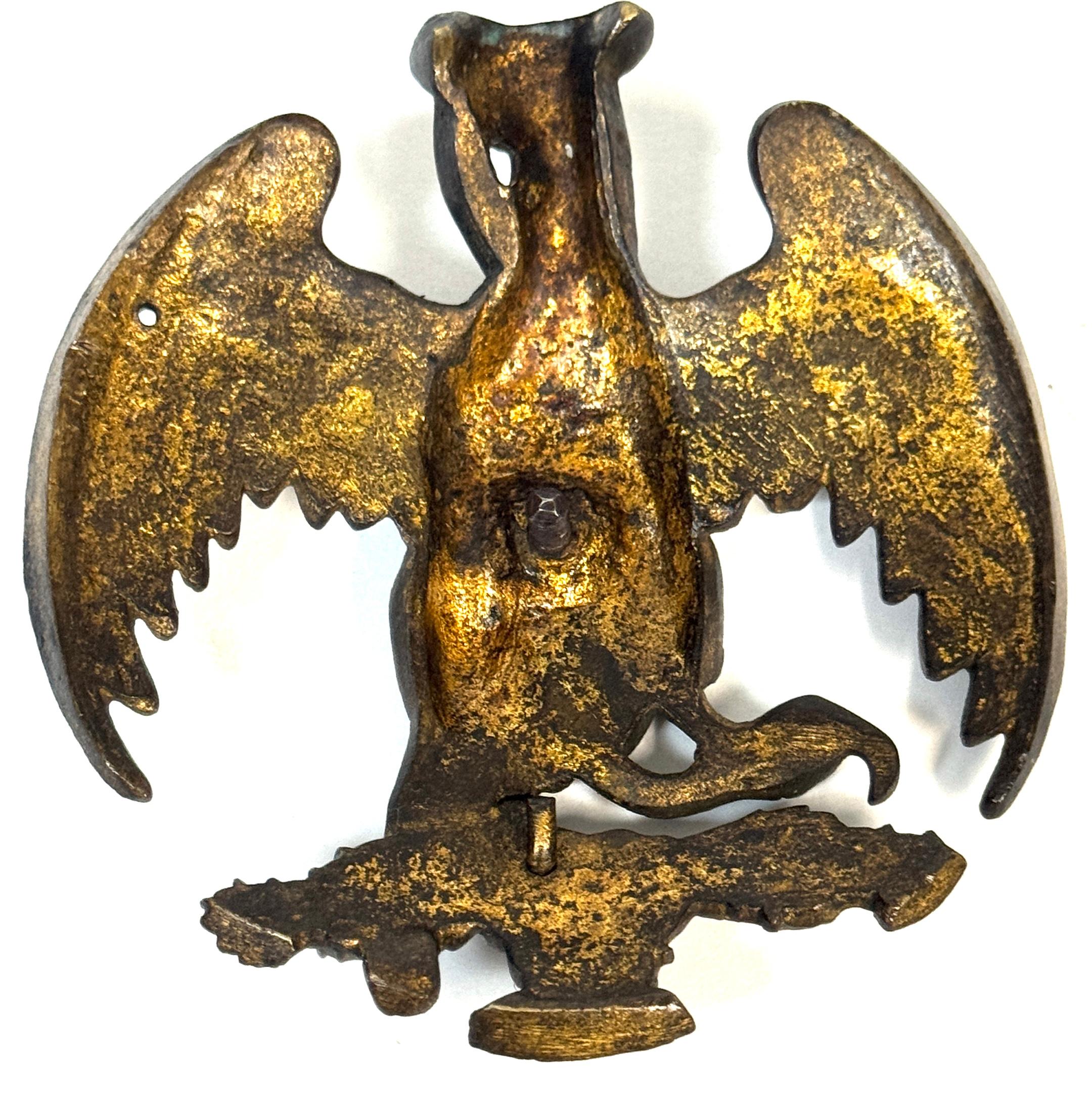 Französische Empire-Bronze-Montierung eines Adlers, der eine Schlange bezwingt, Desmalter /  Thomire im Angebot 5