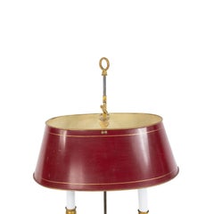 French Empire Bronze Swan Table Lamp