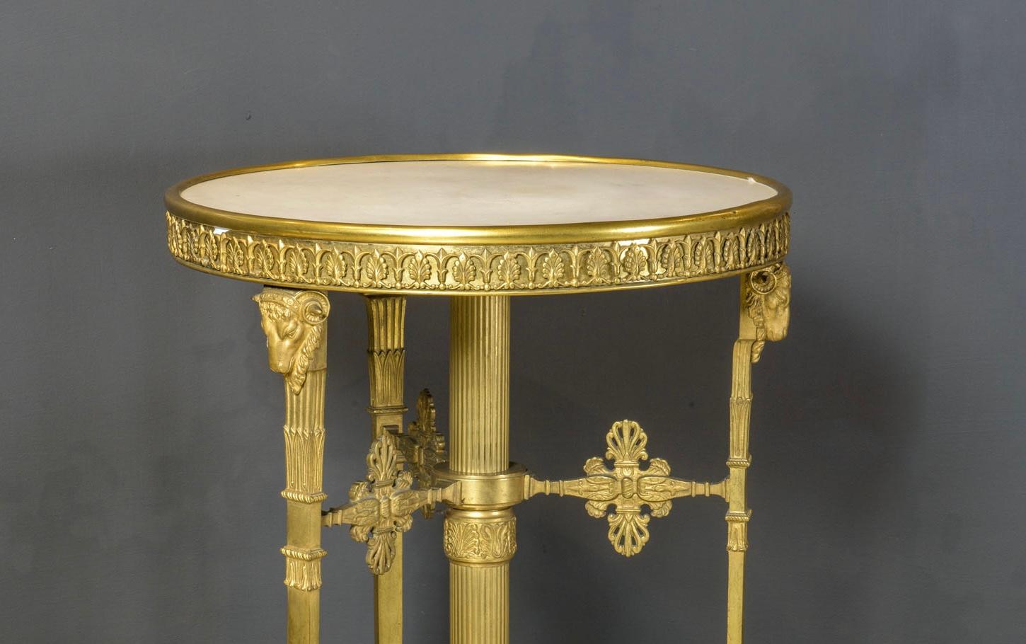 Table Empire française créditée à Sormani Bon état - En vente à Roma, IT