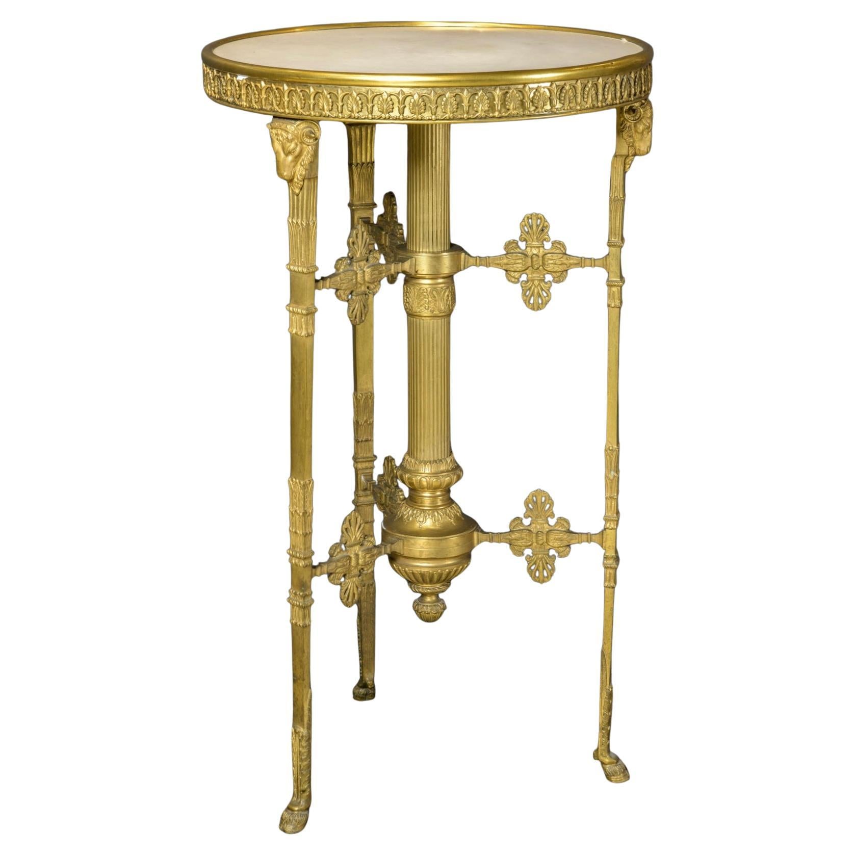 Table Empire française créditée à Sormani