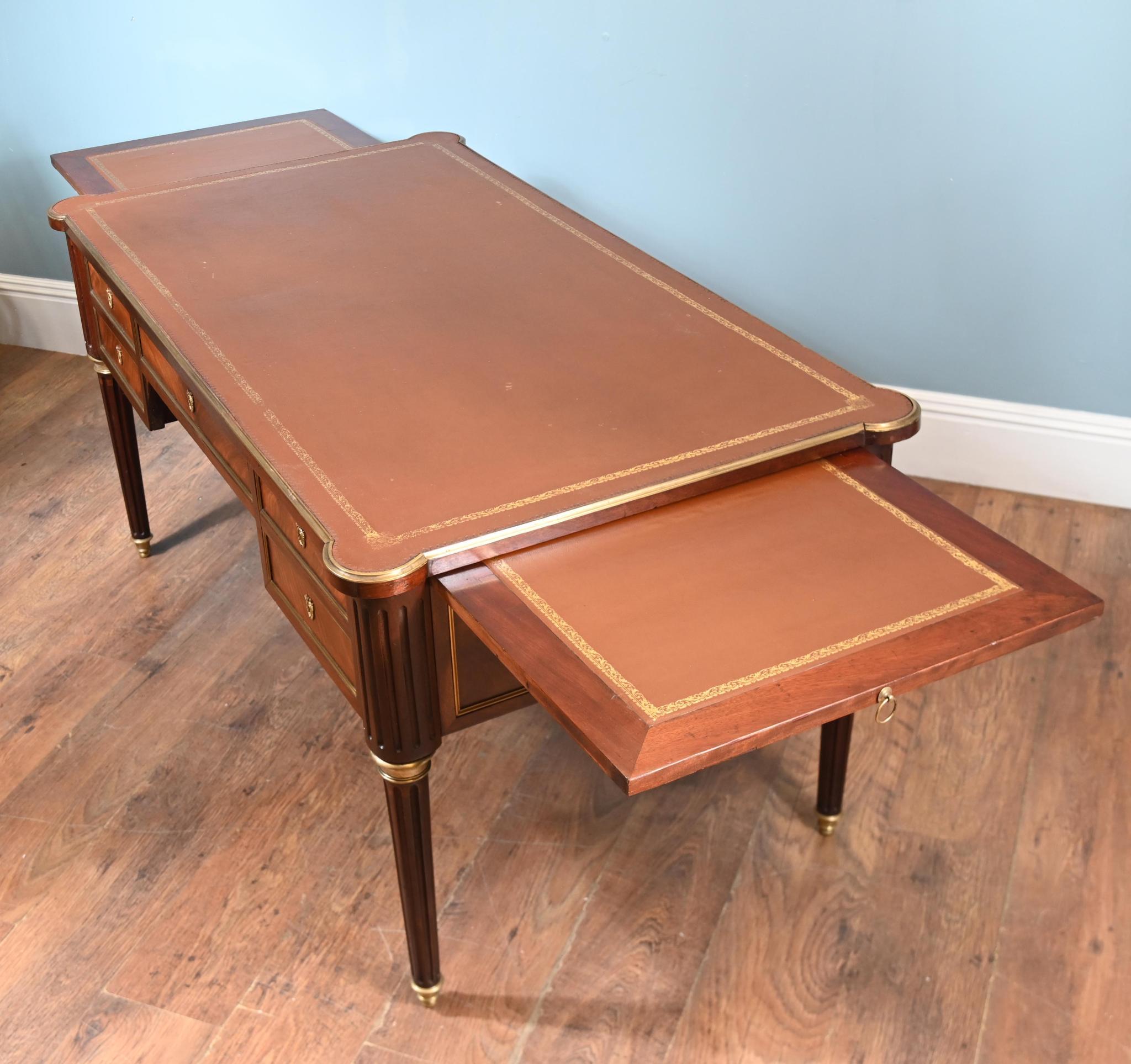 Scrivania impero francese Bureau Plat 1880 Directoire in vendita 2