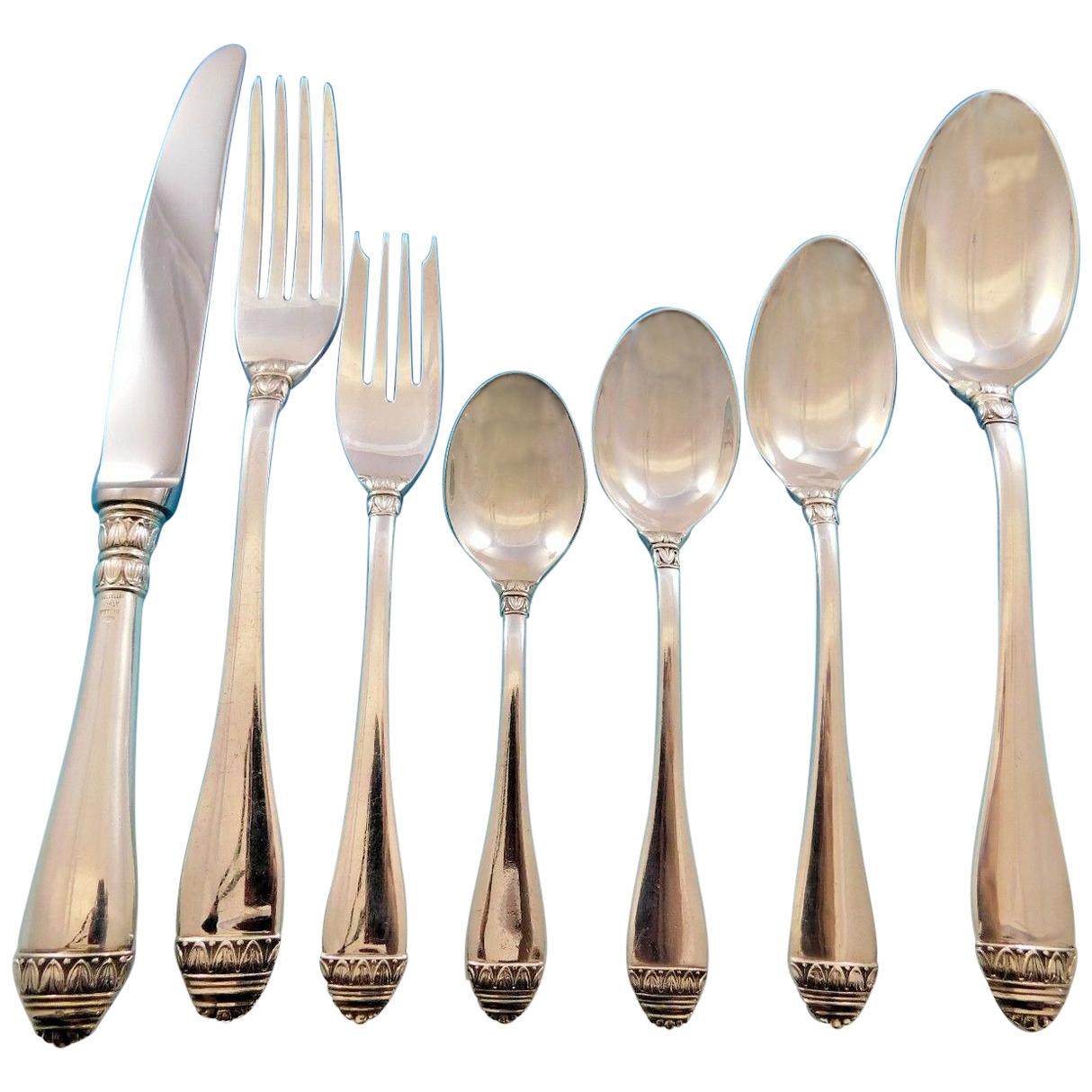 French Empire by Buccellati Sterling Silver Flatware Set for 8 Service Dinner