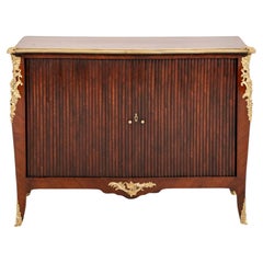 French Empire Cabinet, Antique Commode Kingwood, 1850