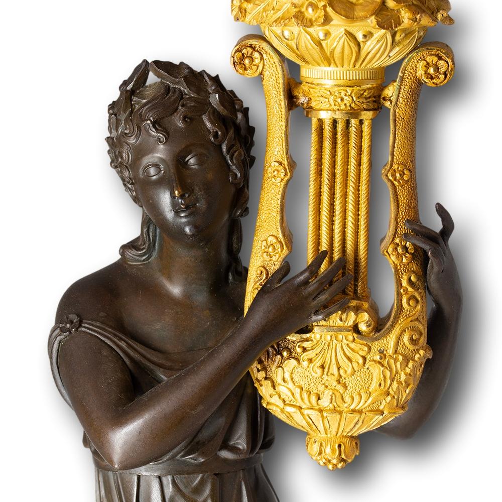 Französische Empire-Kandelaber Apollo & Daphne im Stil von Pierre-Philippe Thomire, Französisches Empire im Angebot 6