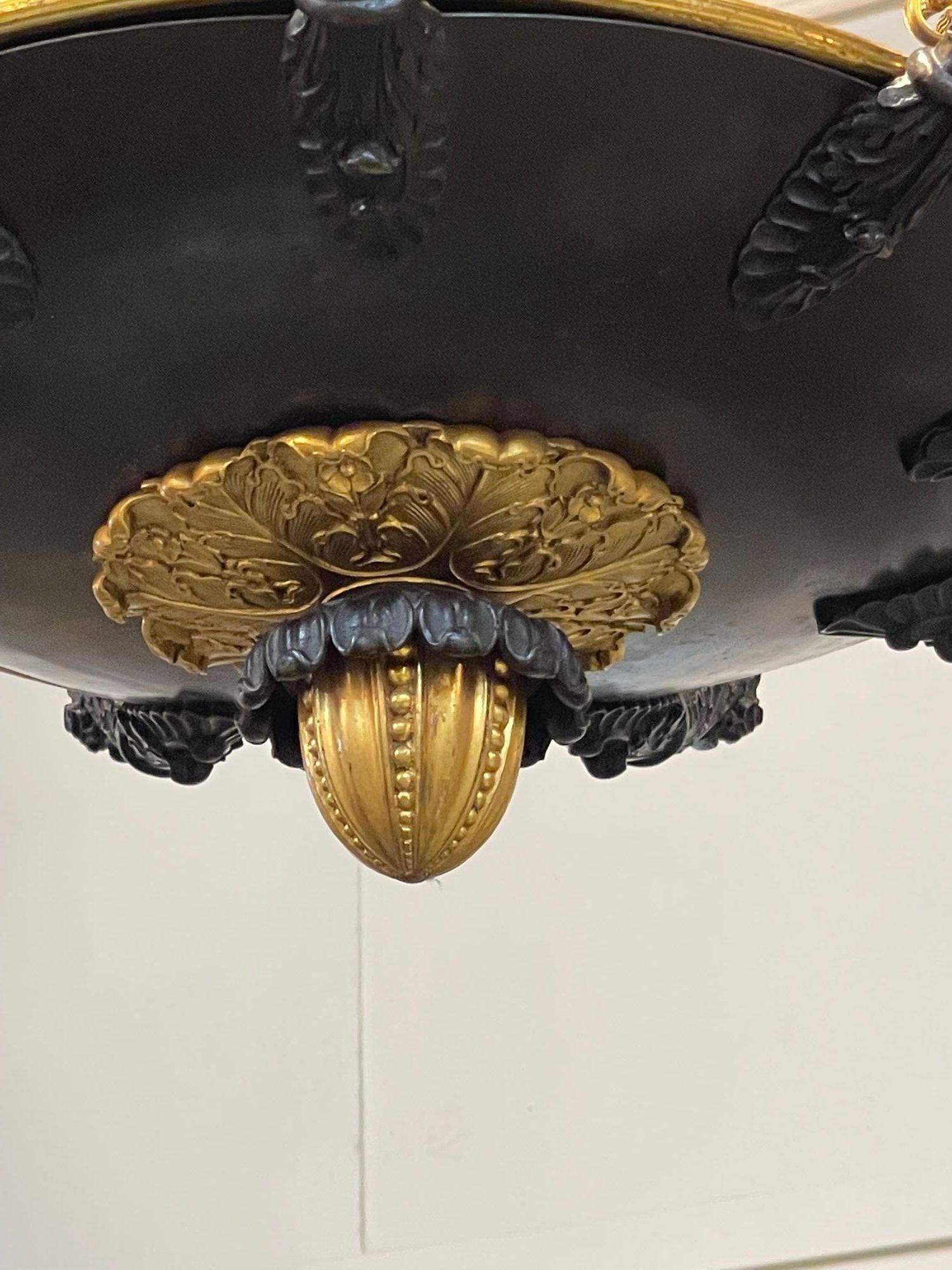 French Empire Chandelier In Good Condition For Sale In Dallas, TX