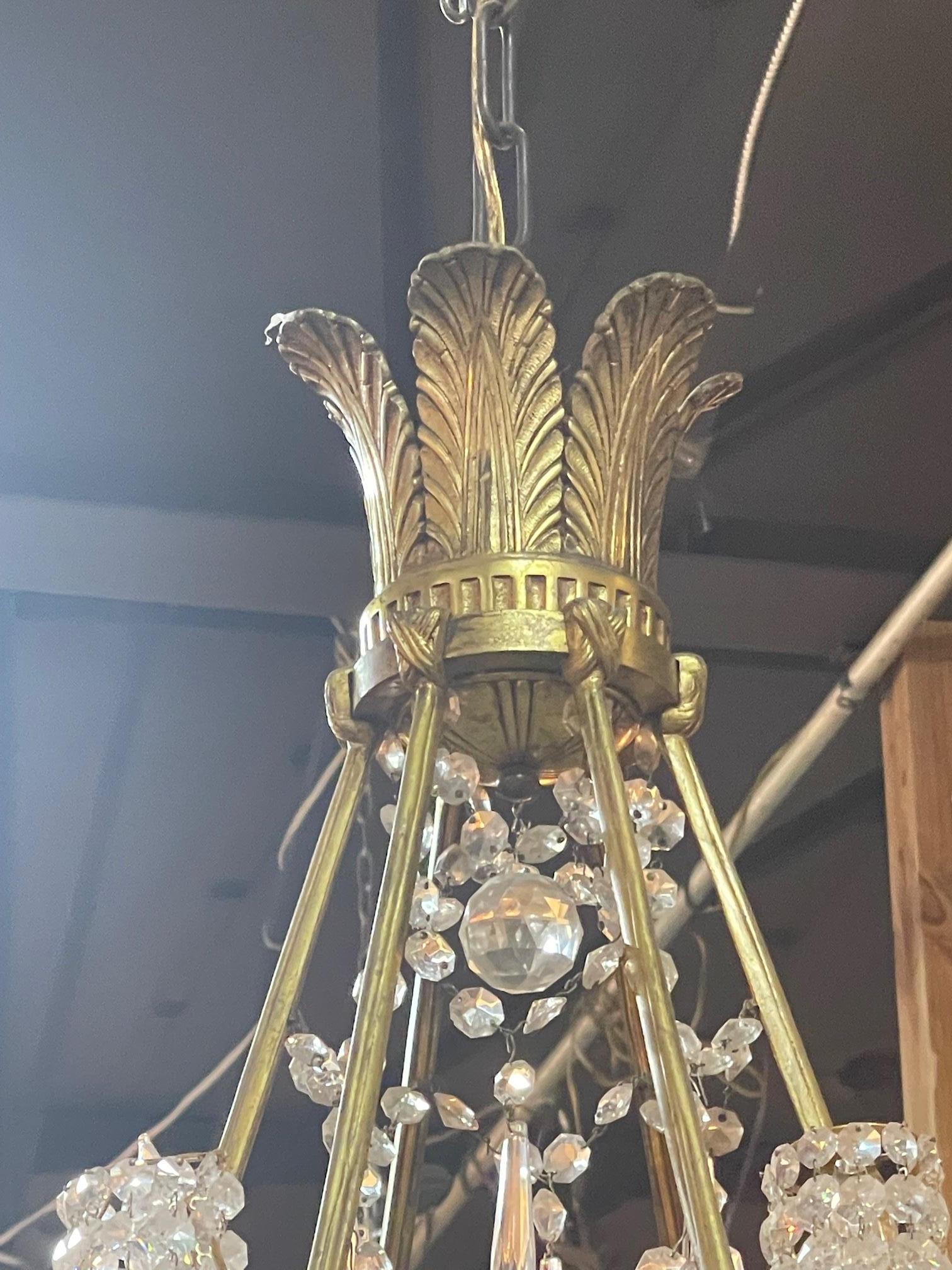 French Empire Chandelier For Sale 1