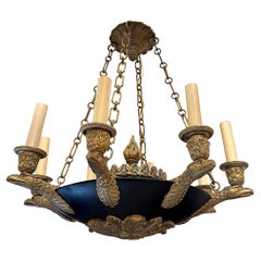 French Empire Chandelier with Eagles