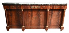 French Empire Chiffonier Breakfront Sideboard 2 Metres