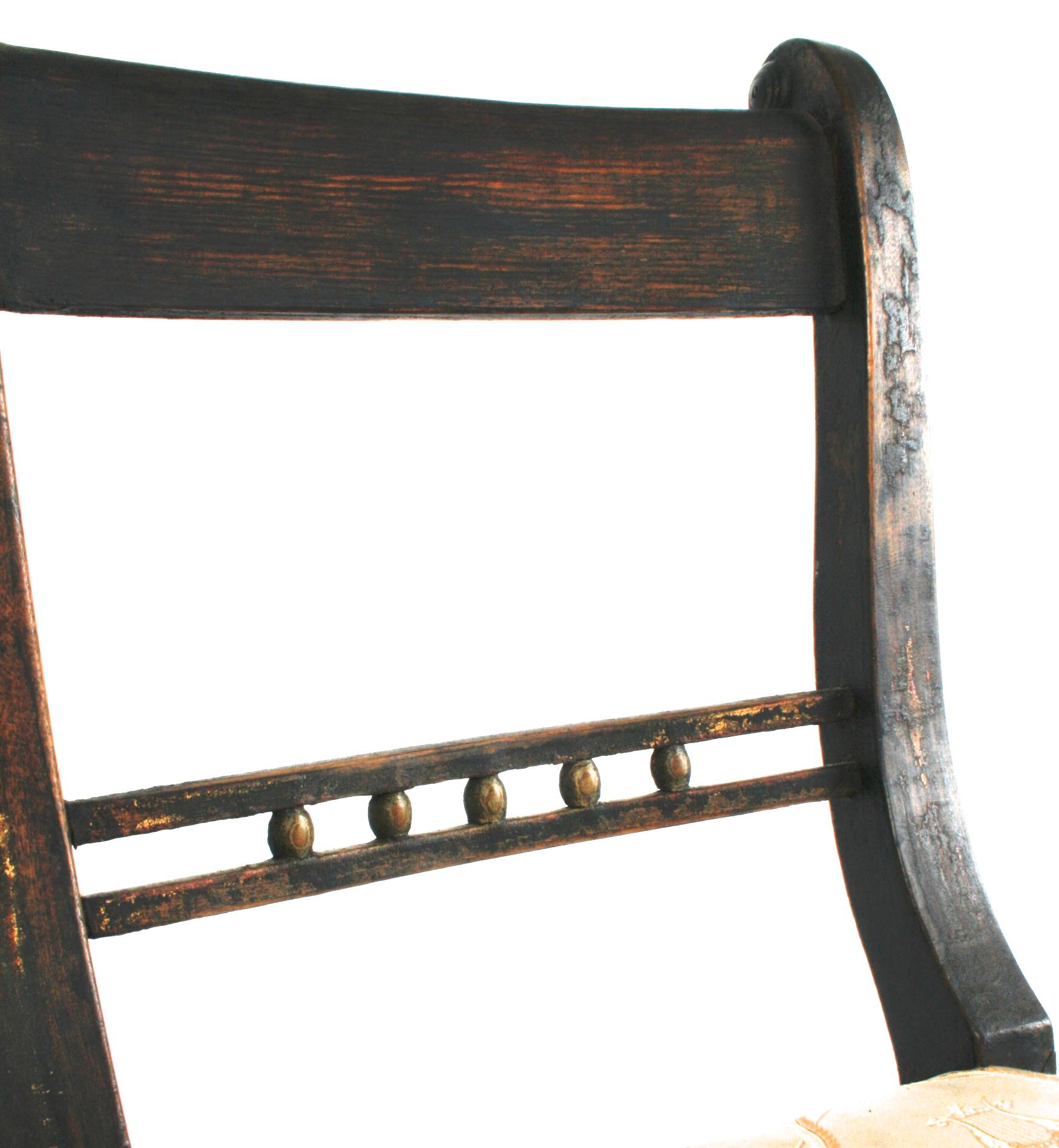 French Empire Child's Chair, circa 1830 In Good Condition For Sale In valatie, NY