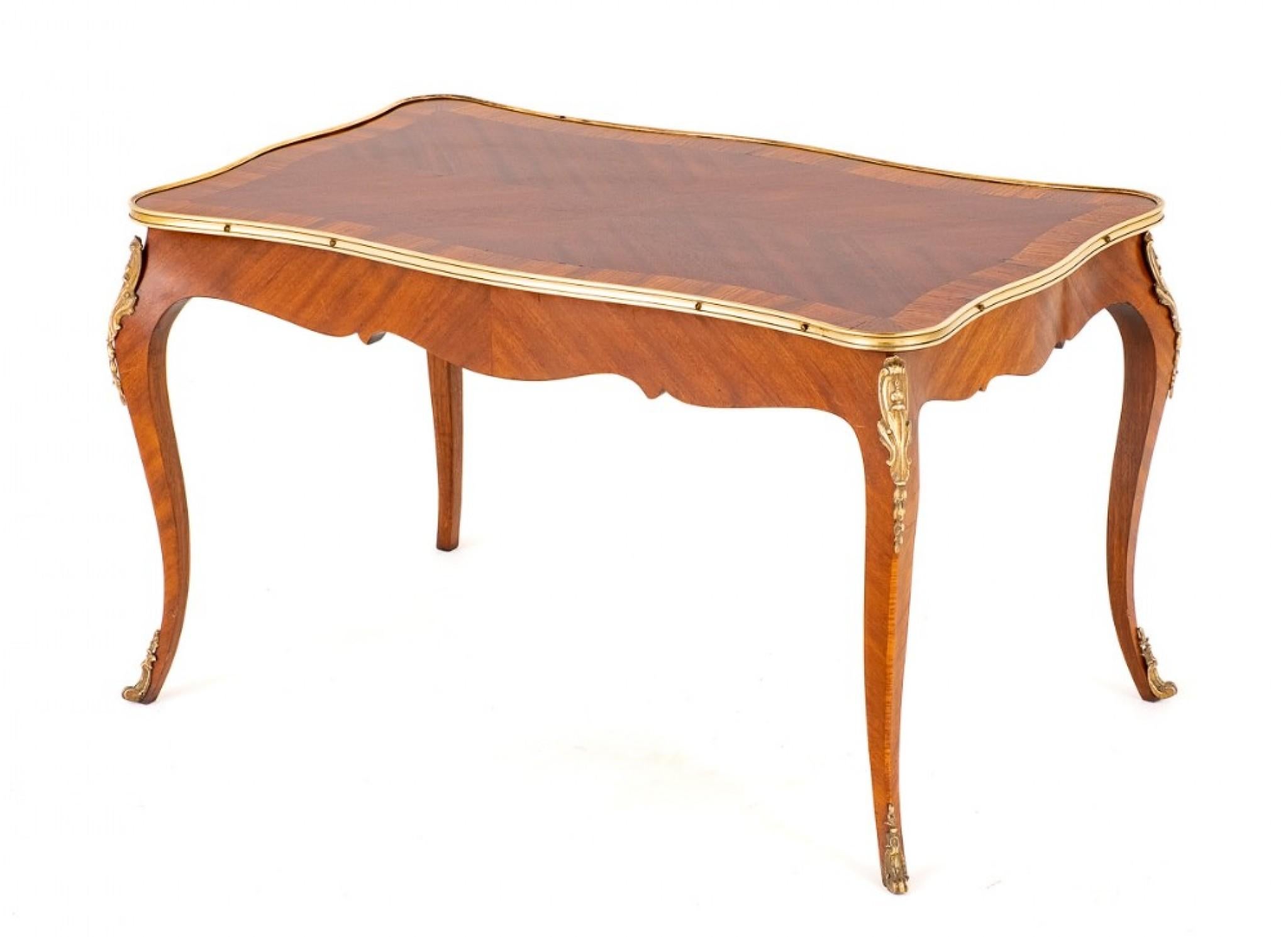 Early 20th Century French Empire Coffee Table Mahogany Interiors