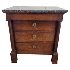 French Empire Commode Chest of drawers wood and ormolu