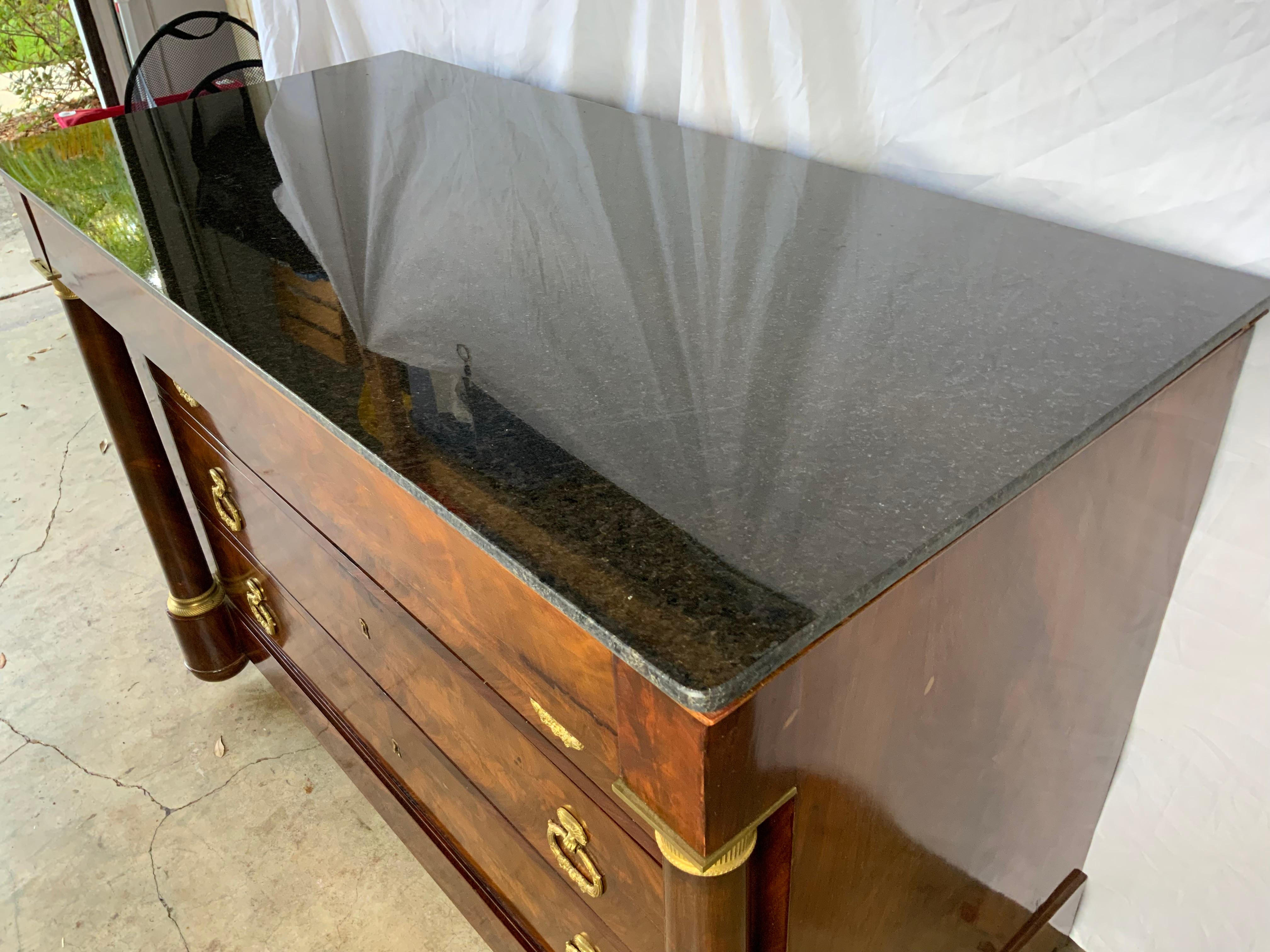19th Century French Empire Commode For Sale