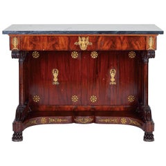 French Empire Console Table, 19th Century