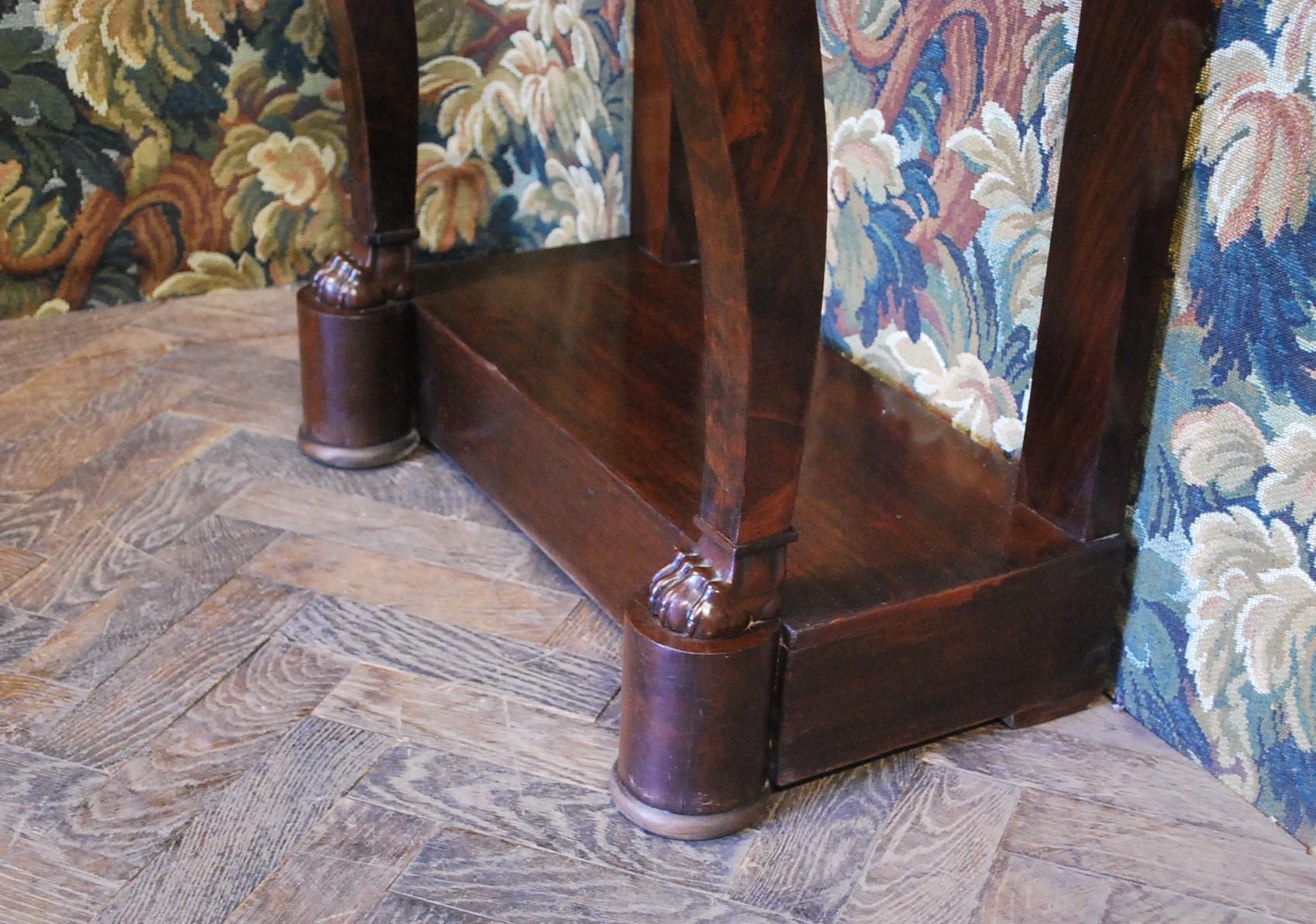 French Empire console table 1
