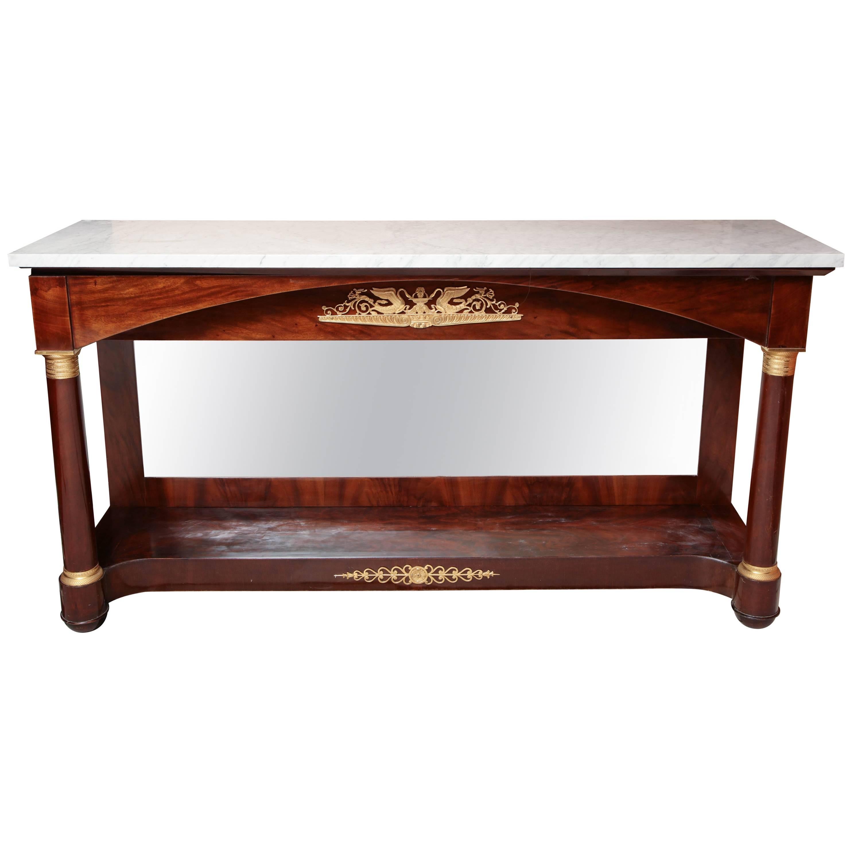 French Empire Console Table