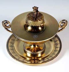 French Empire Drageoir With Présentoir, Angélique Marie Coulon, Paris, Ca 1800