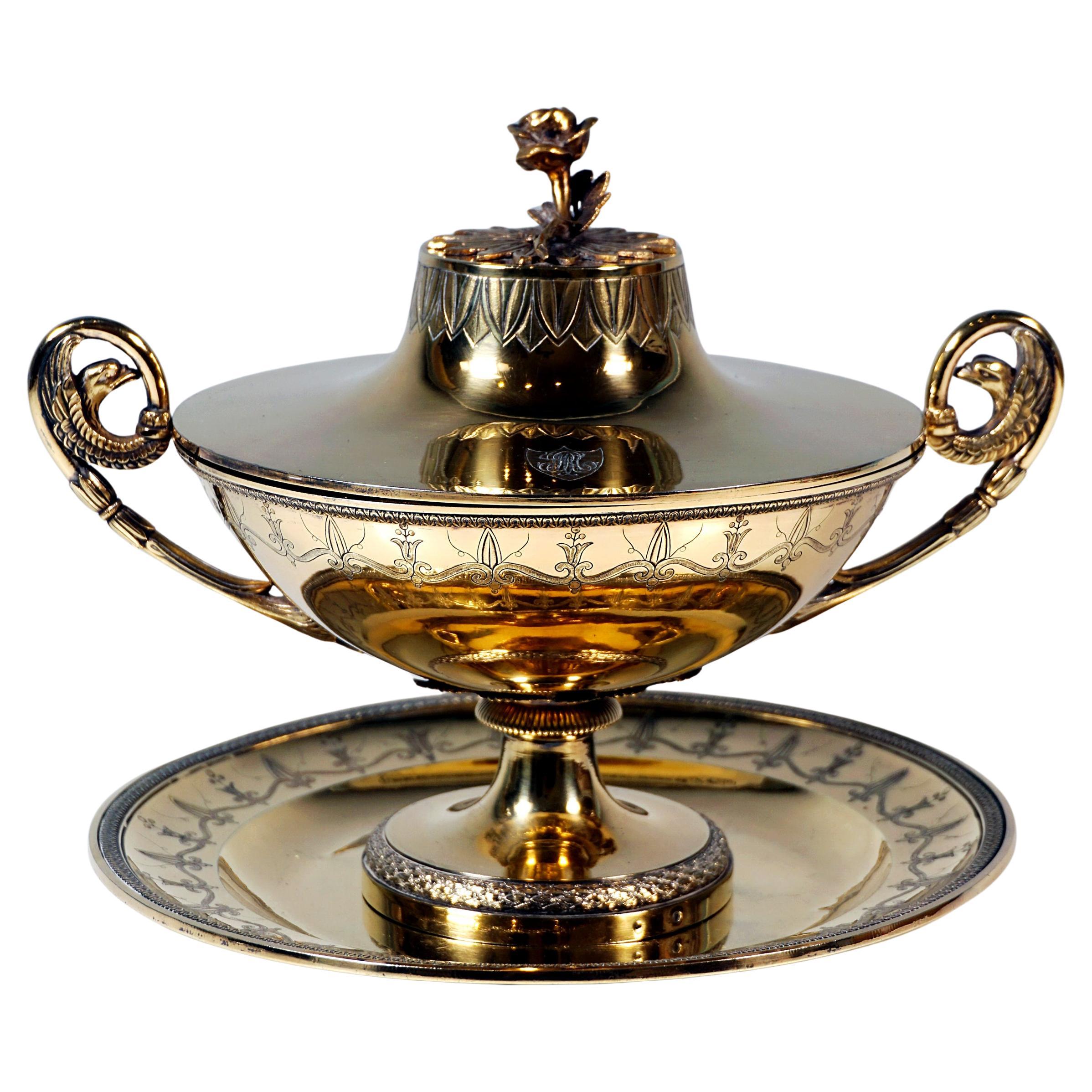 Drageoir dell
Impero francese con présentoir, Angélique Marie Coulon, Parigi, 1800 ca.