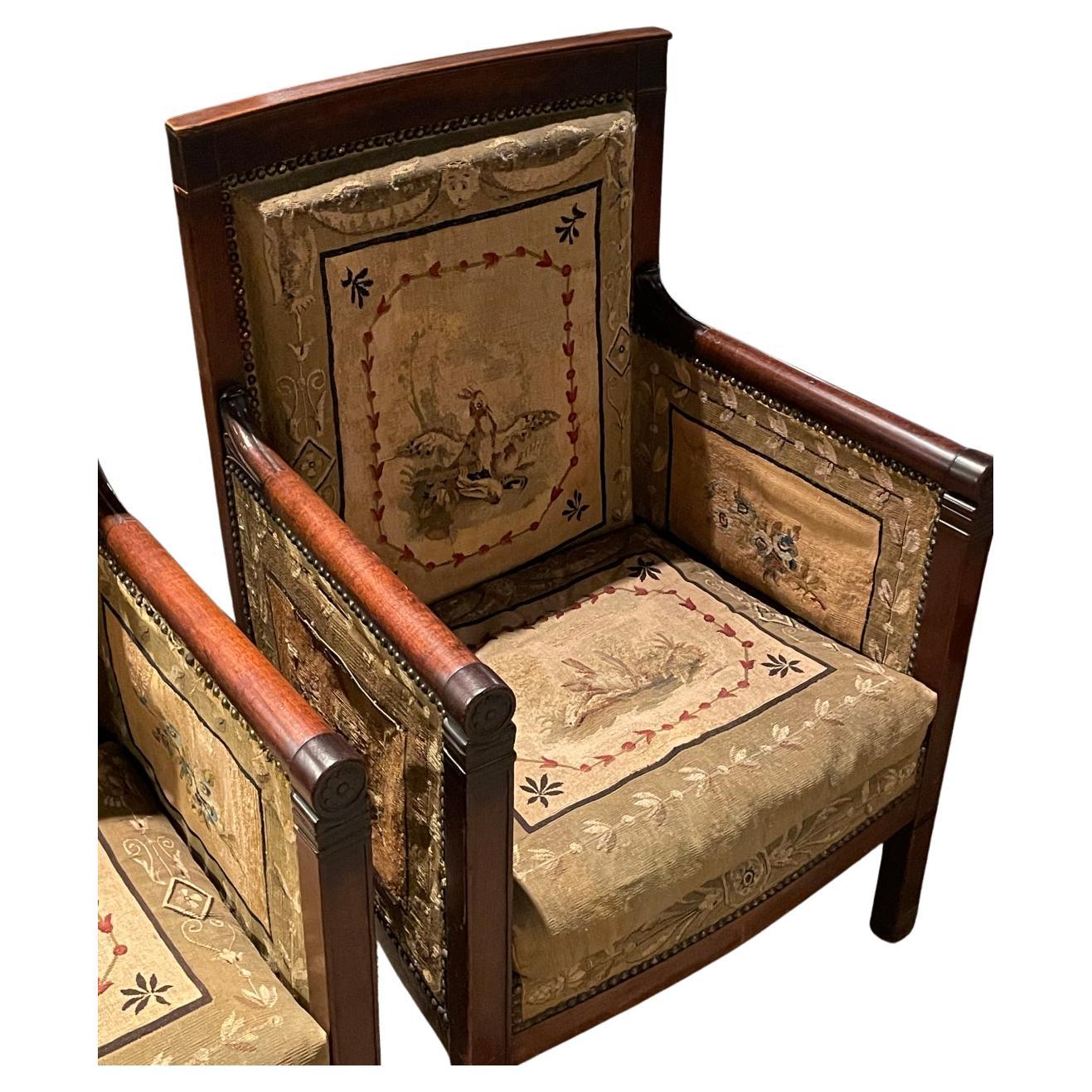 French Empire Elegance: 1810 Armchair For Sale