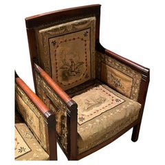 French Empire Elegance: 1810 Armchair