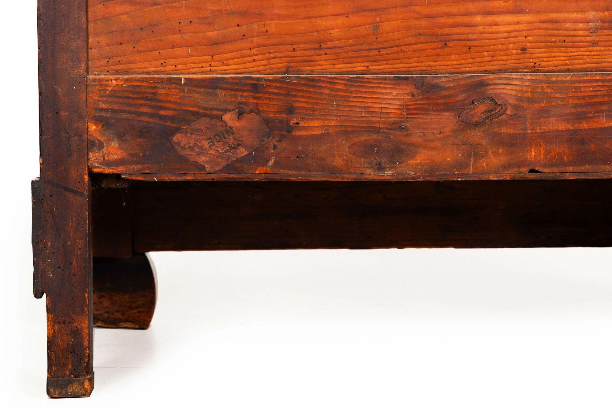 French Empire Flamed Mahogany Secretaire a'Abattant Desk ca. 1830 For Sale 13