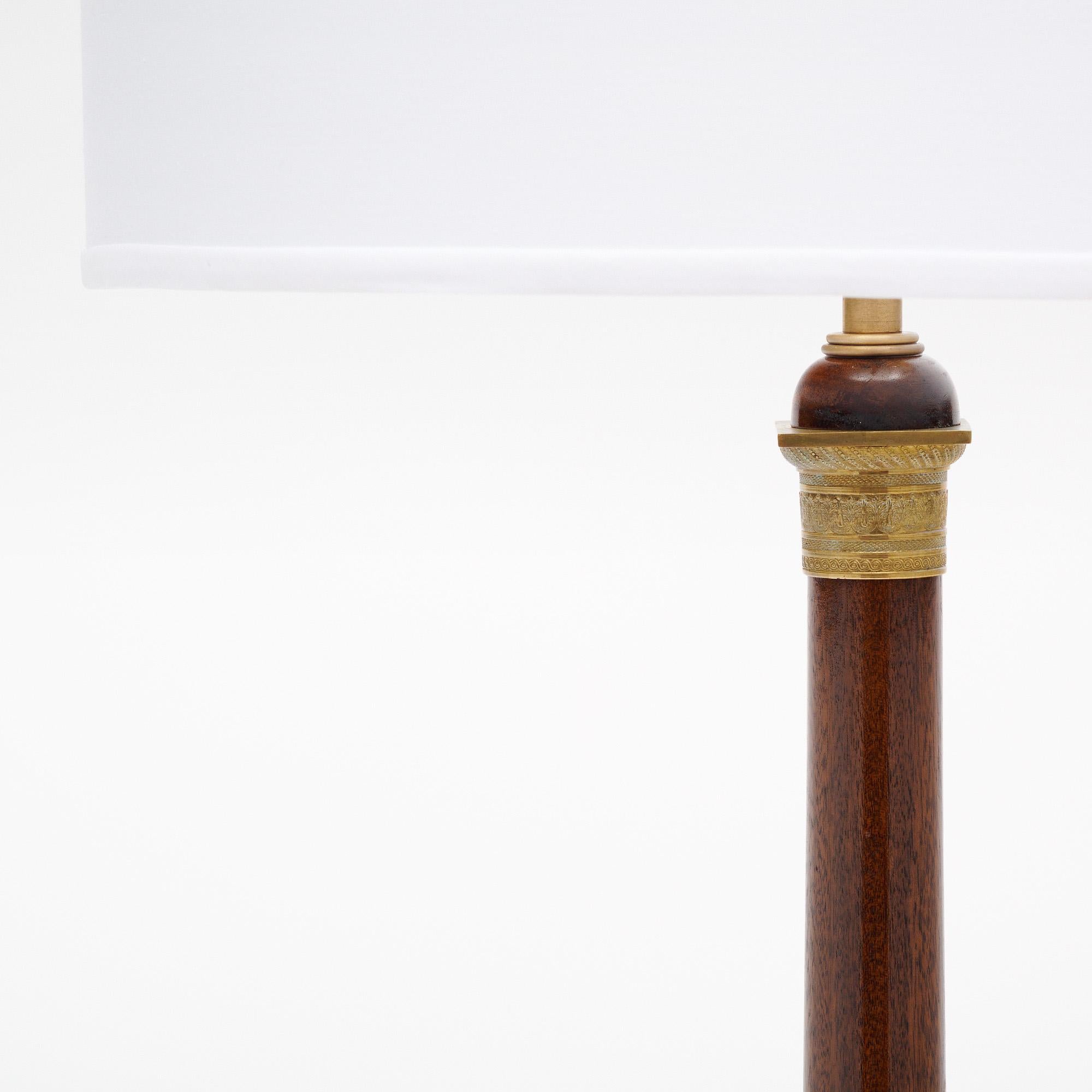 French Empire Floor Lamp In Good Condition For Sale In Austin, TX