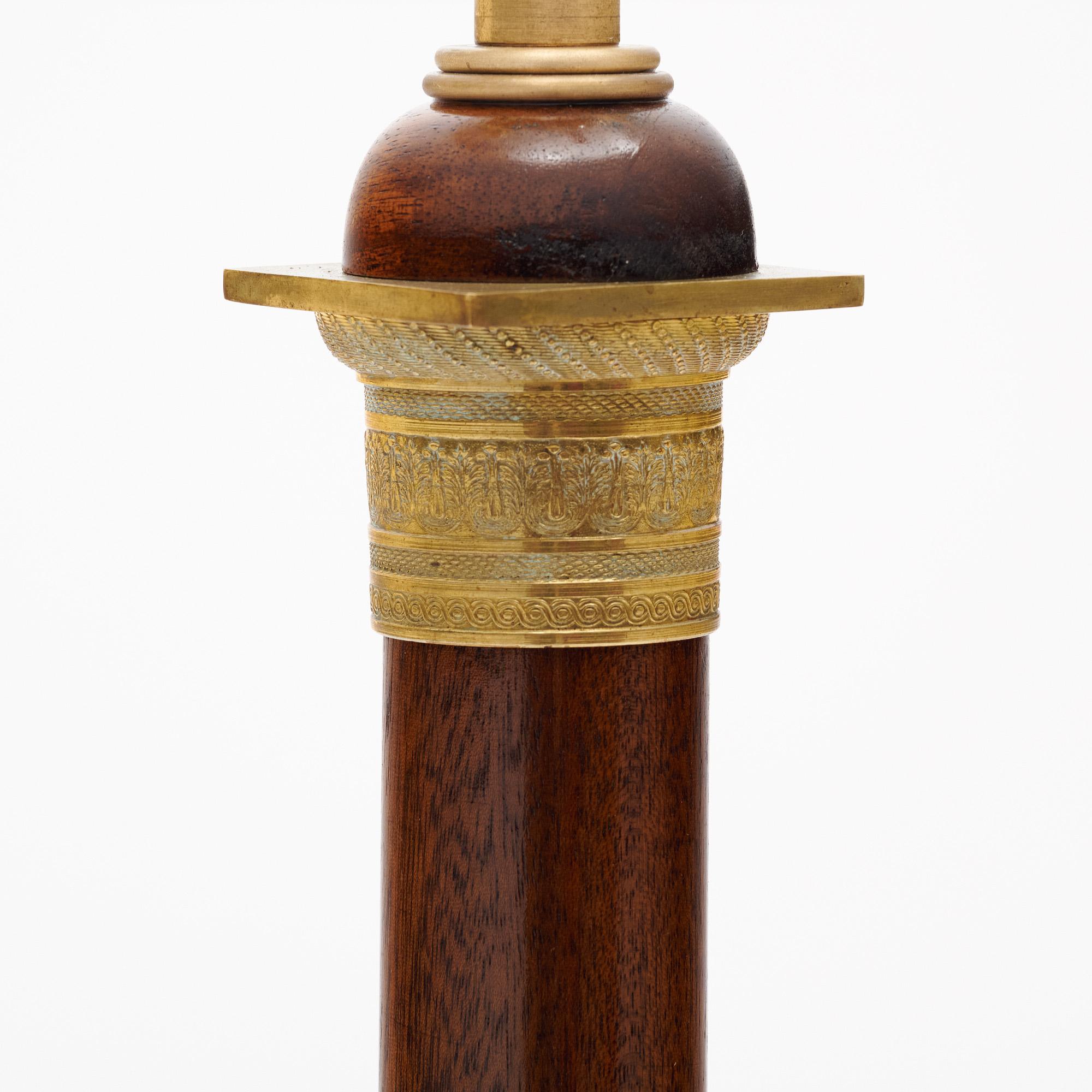 Bronze French Empire Floor Lamp For Sale