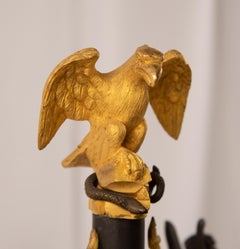 French Empire Gilded Ormolue Clock