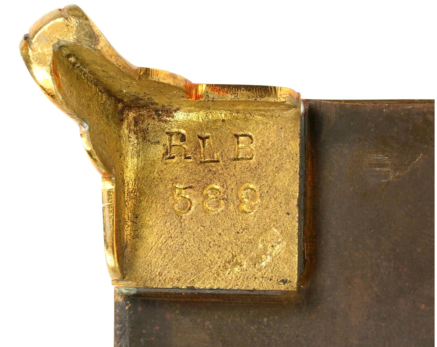Lampe bouillotte Empire française en bronze doré  en vente 2